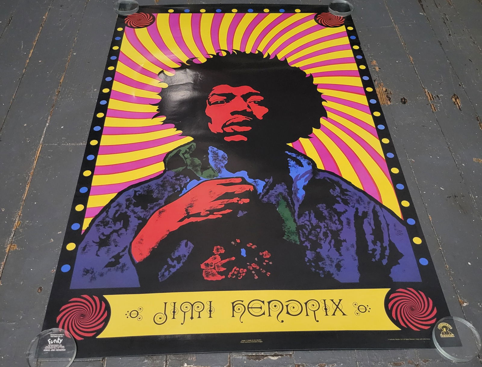 Vintage Jimi Hendrix Poster (1 of 3)