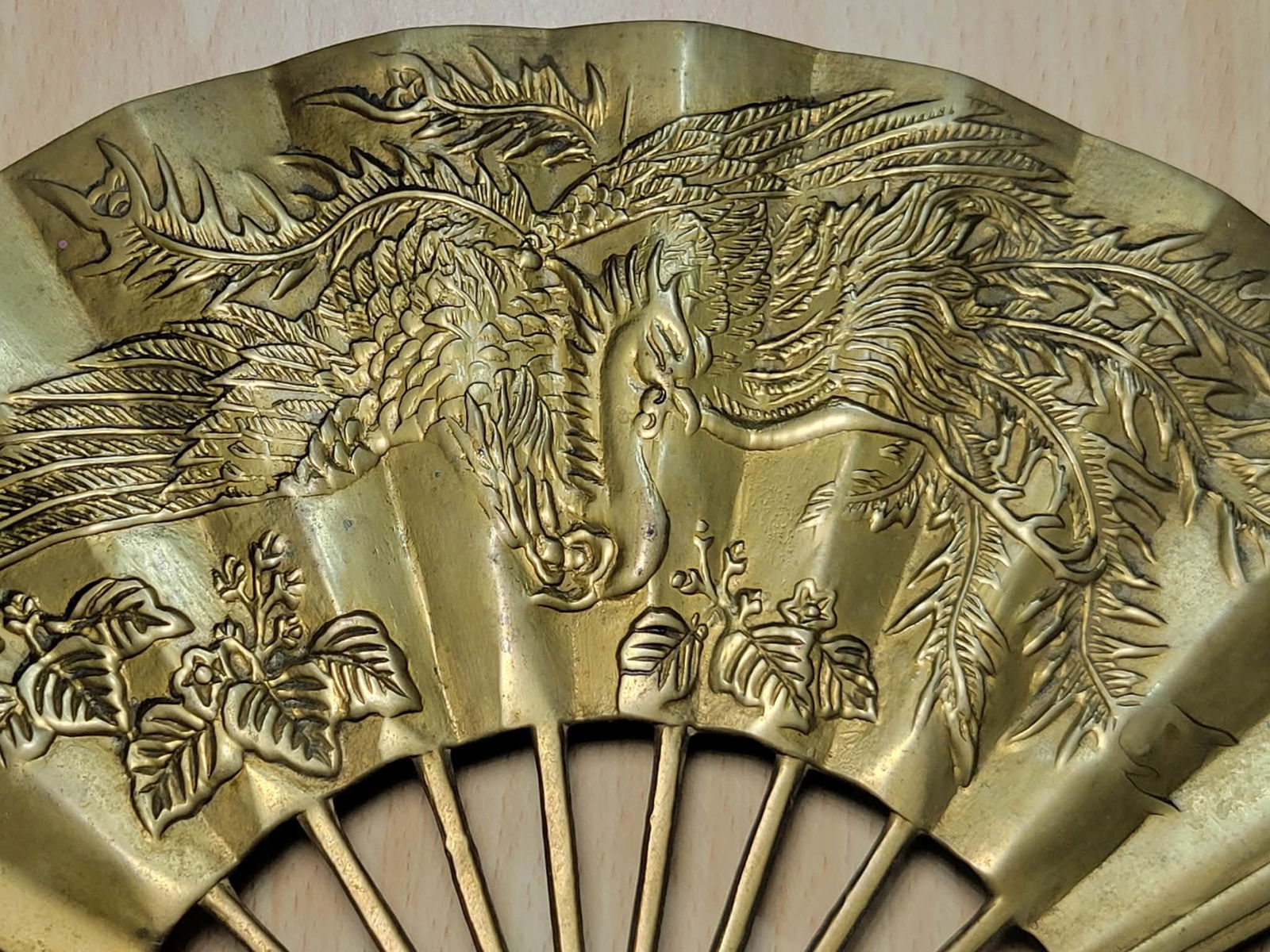 Vintage Solid Brass Wall Art - 2