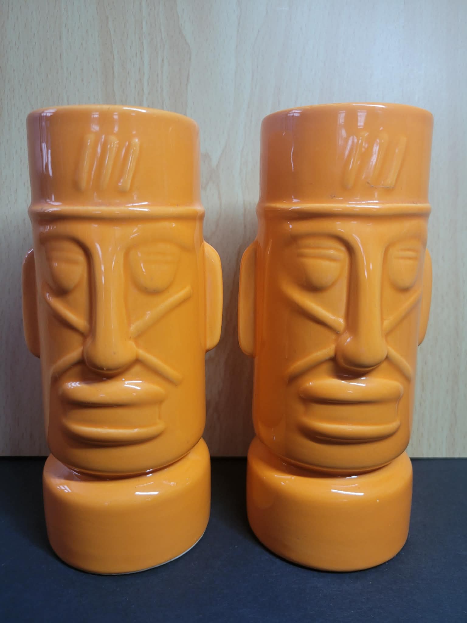 Ceramic Tiki Mug Lot: Lot of 2