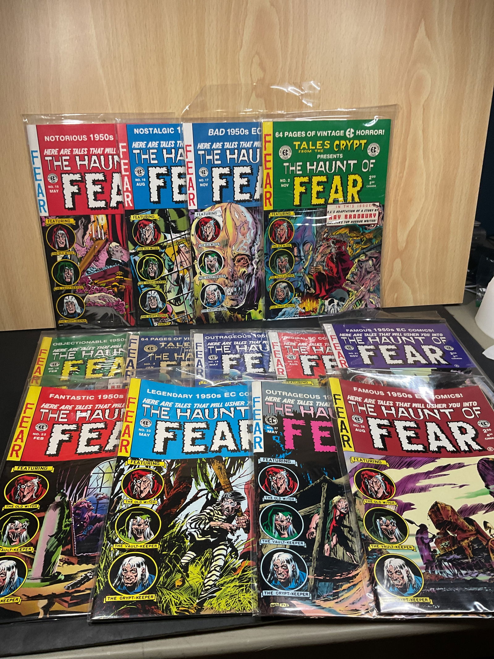 LOT OF VINTAGE HORROR COMICS: Lot of 15