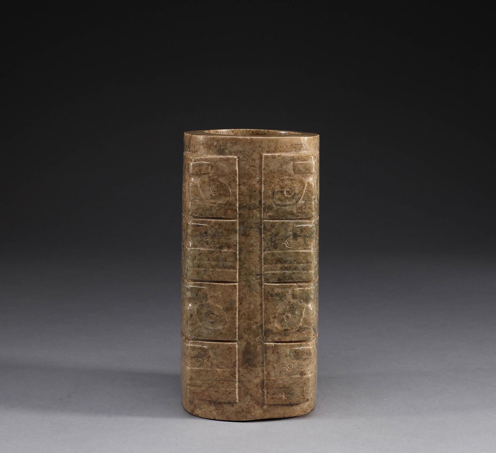 Han Dynasty Hetian Yu Cong (1 of 7)