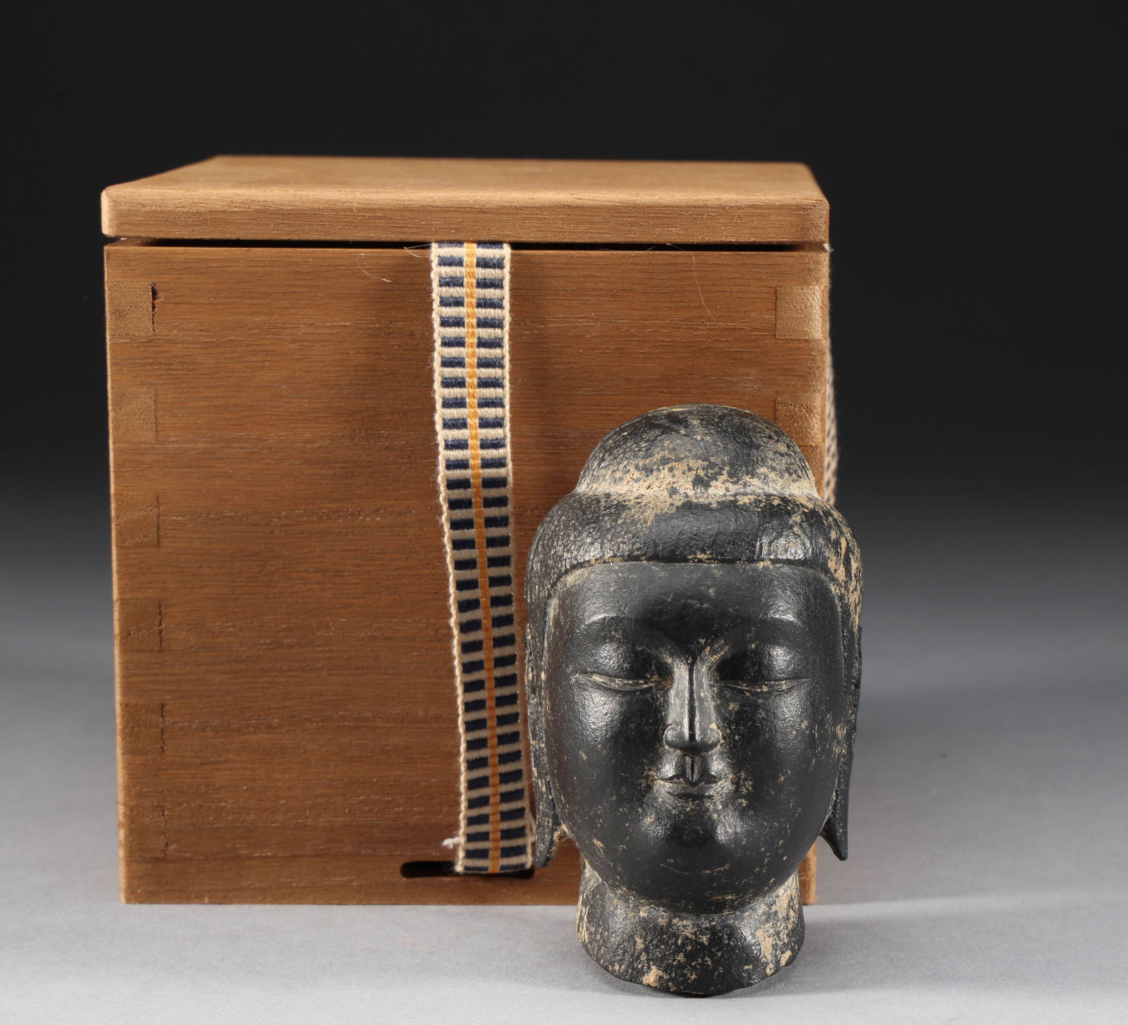 Qing Dynasty Meijing Buddha Head (1 of 6)