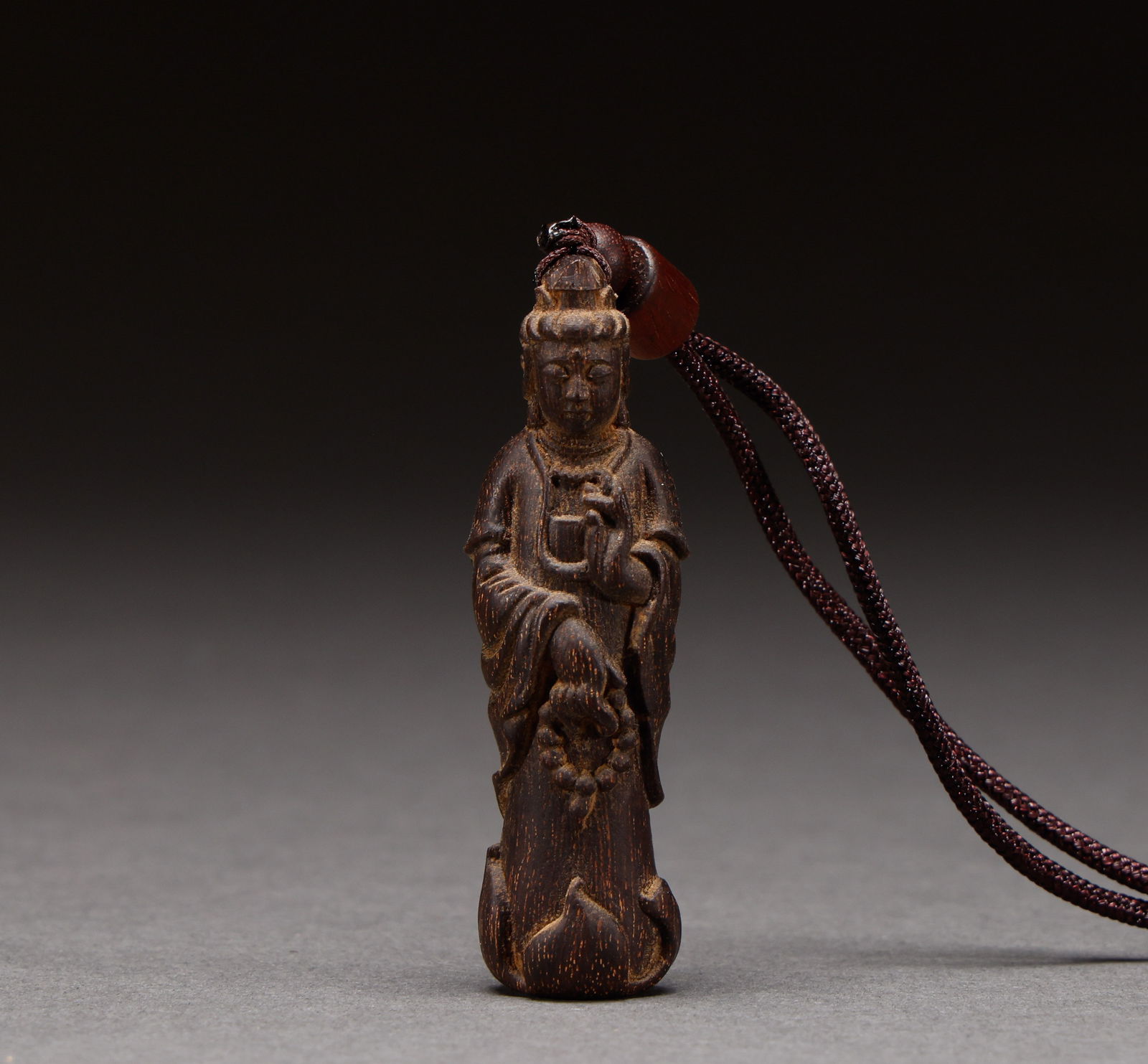 Qing Dynasty agarwood Guanyin (1 of 5)