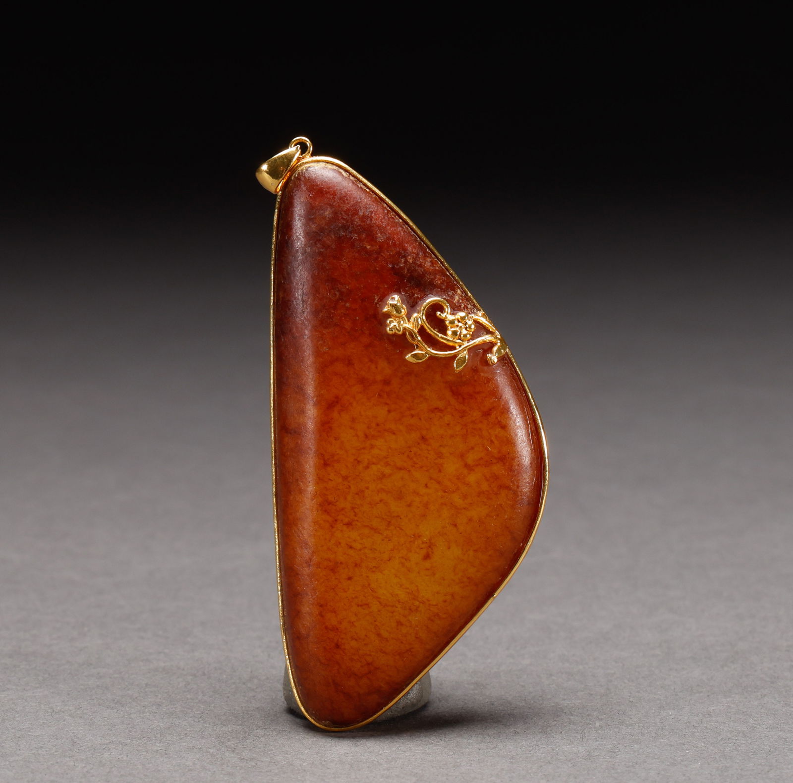 Qing Dynasty Hotan Jade original stone pendant (1 of 6)
