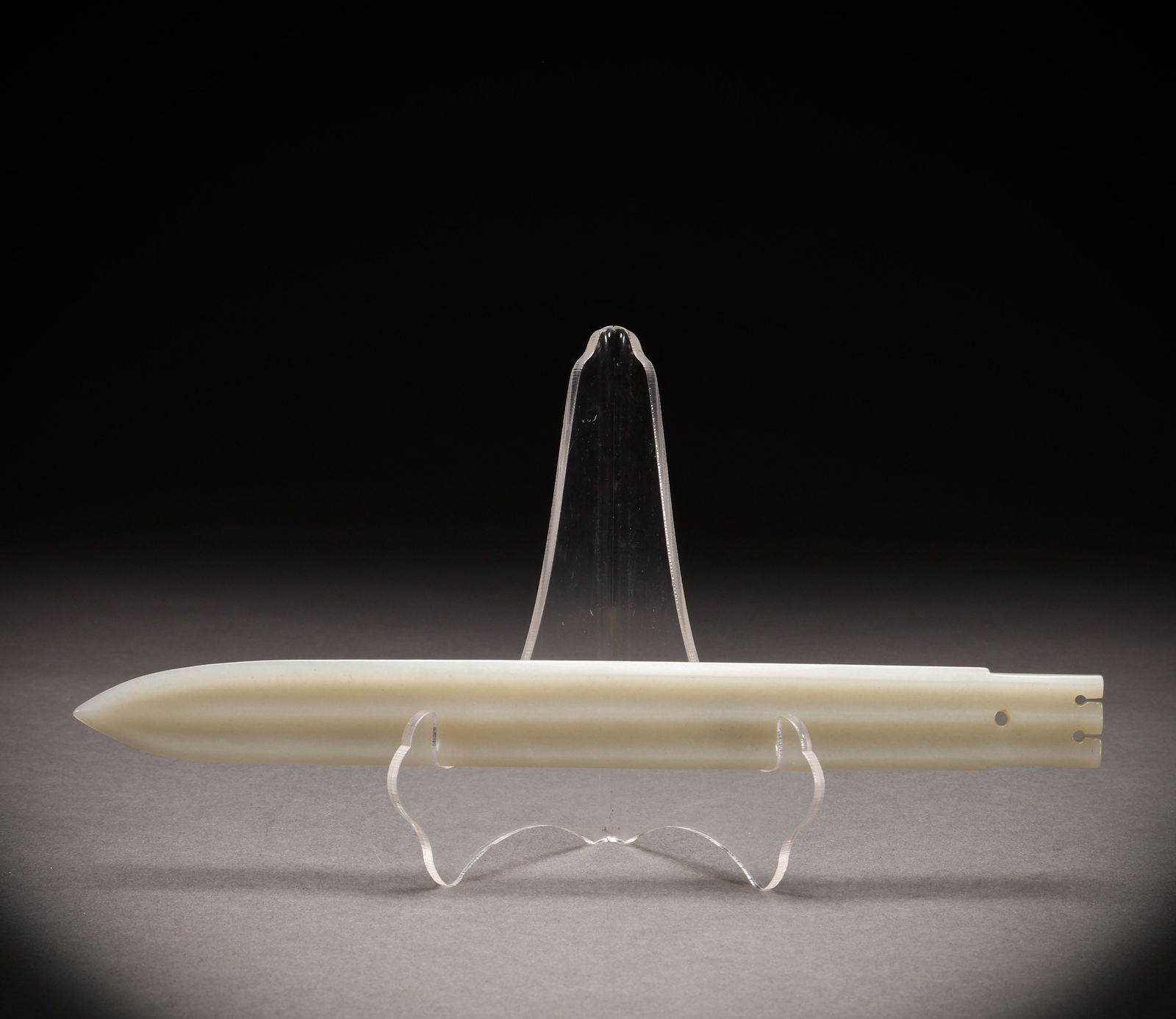 Hetian Jade Sword Ornament in the Qing Dynasty or before (1 of 6)