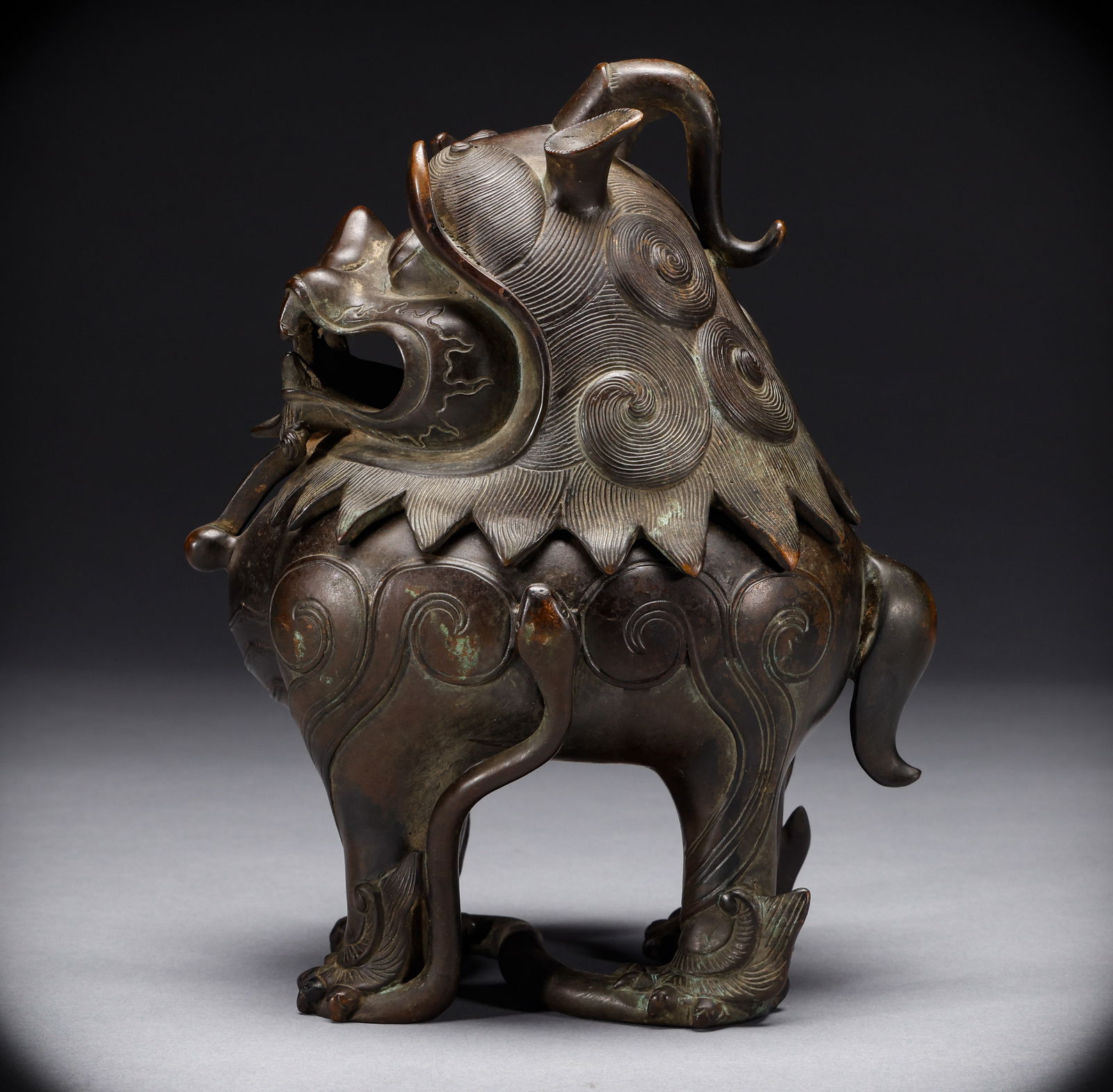 Qing Dynasty Copper Aromatherapy Stove (1 of 10)