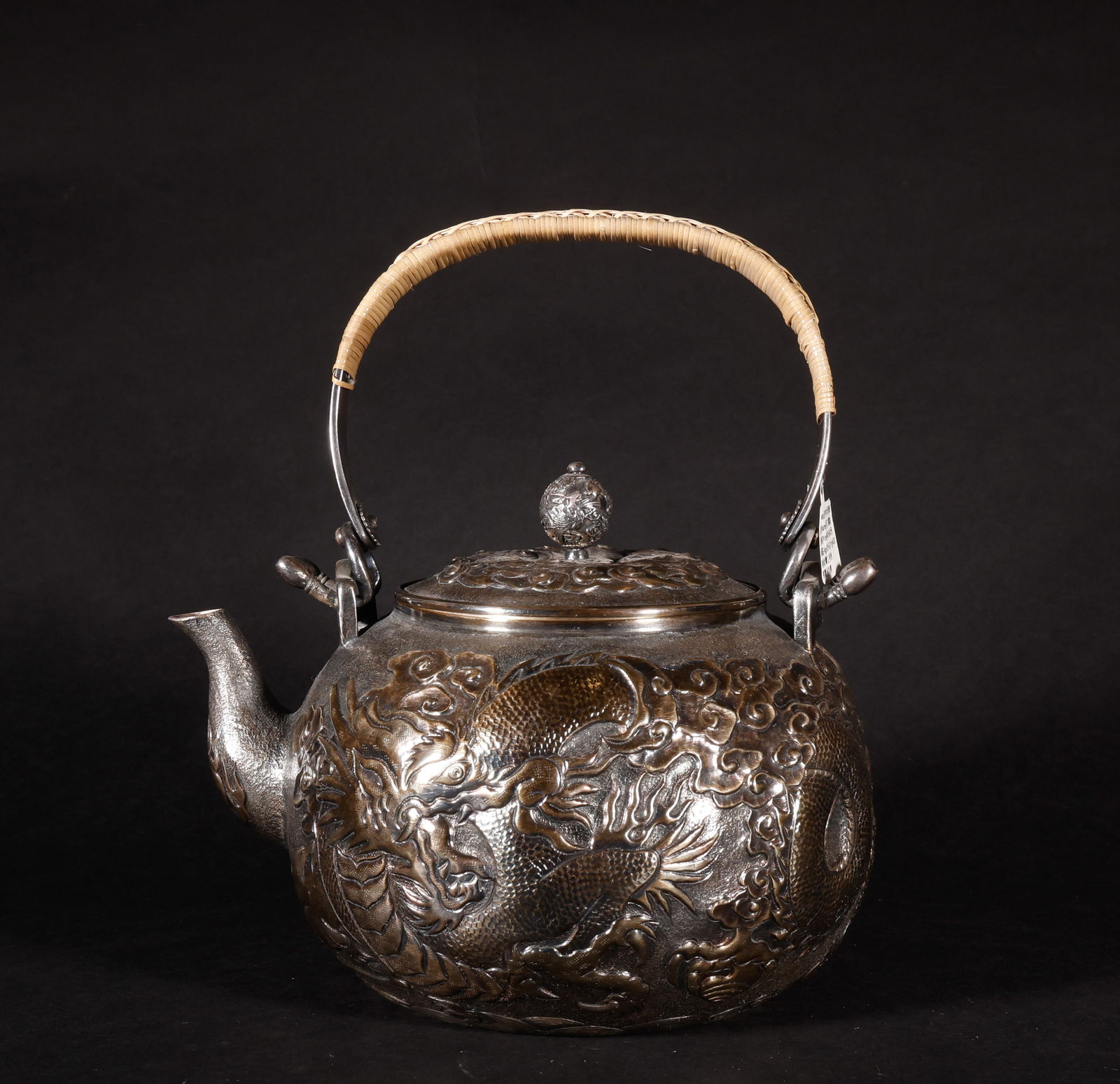 Old Japanese silver teapot (1 of 6)