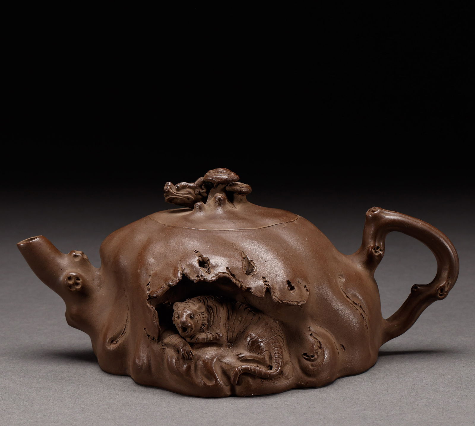 Qing or Republican purple clay teapot (1 of 7)
