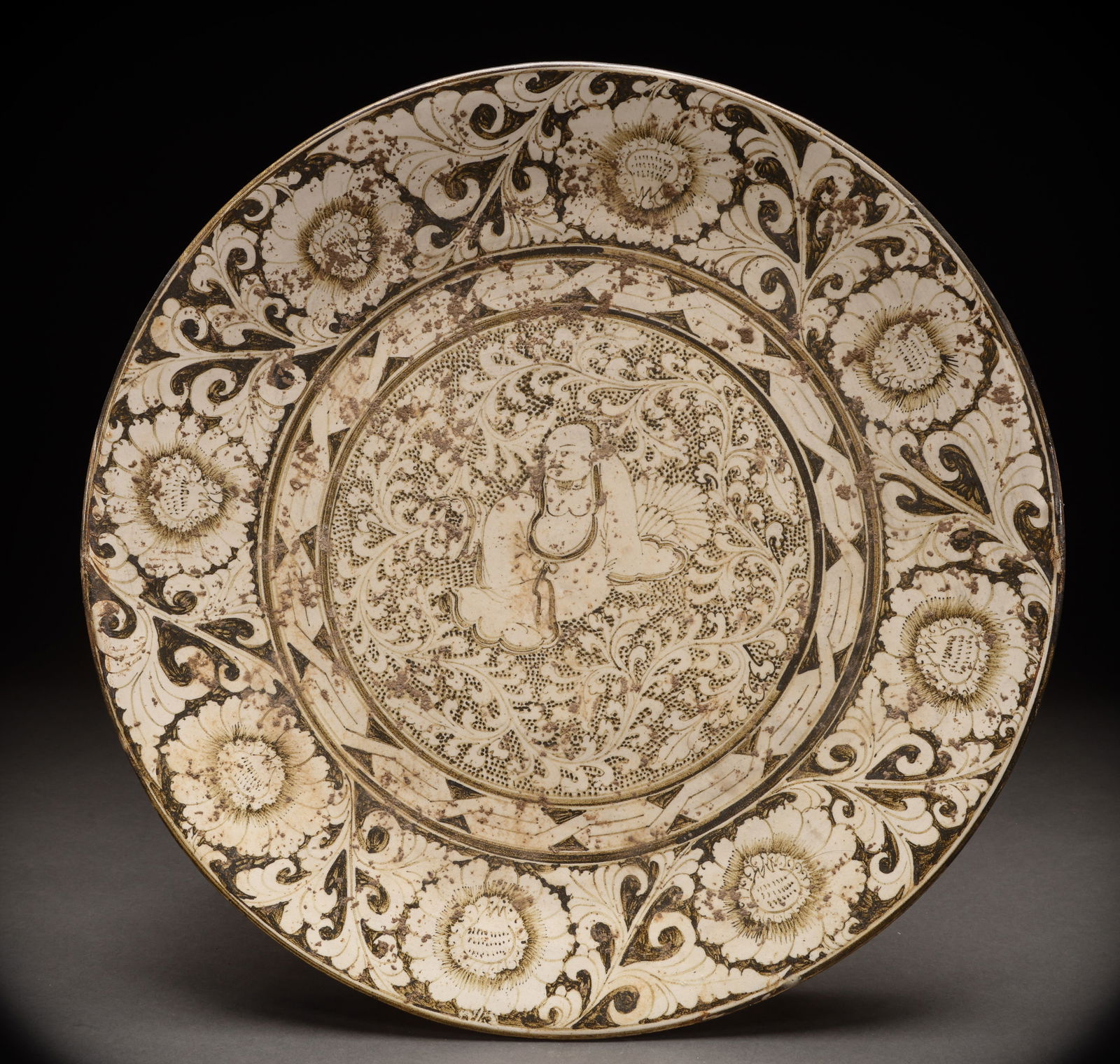 Before the Ming Dynasty, Cizhou Kiln Plate (1 of 8)