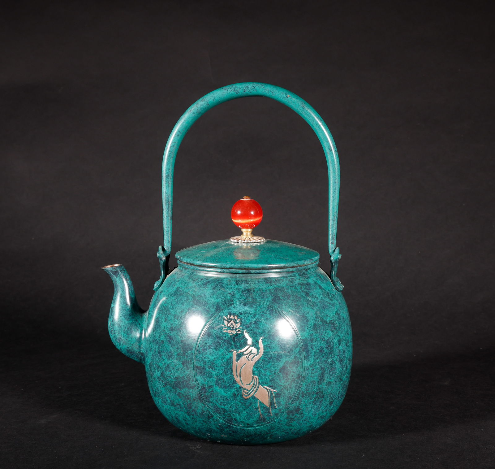 Old Japanese bronze teapot (1 of 6)