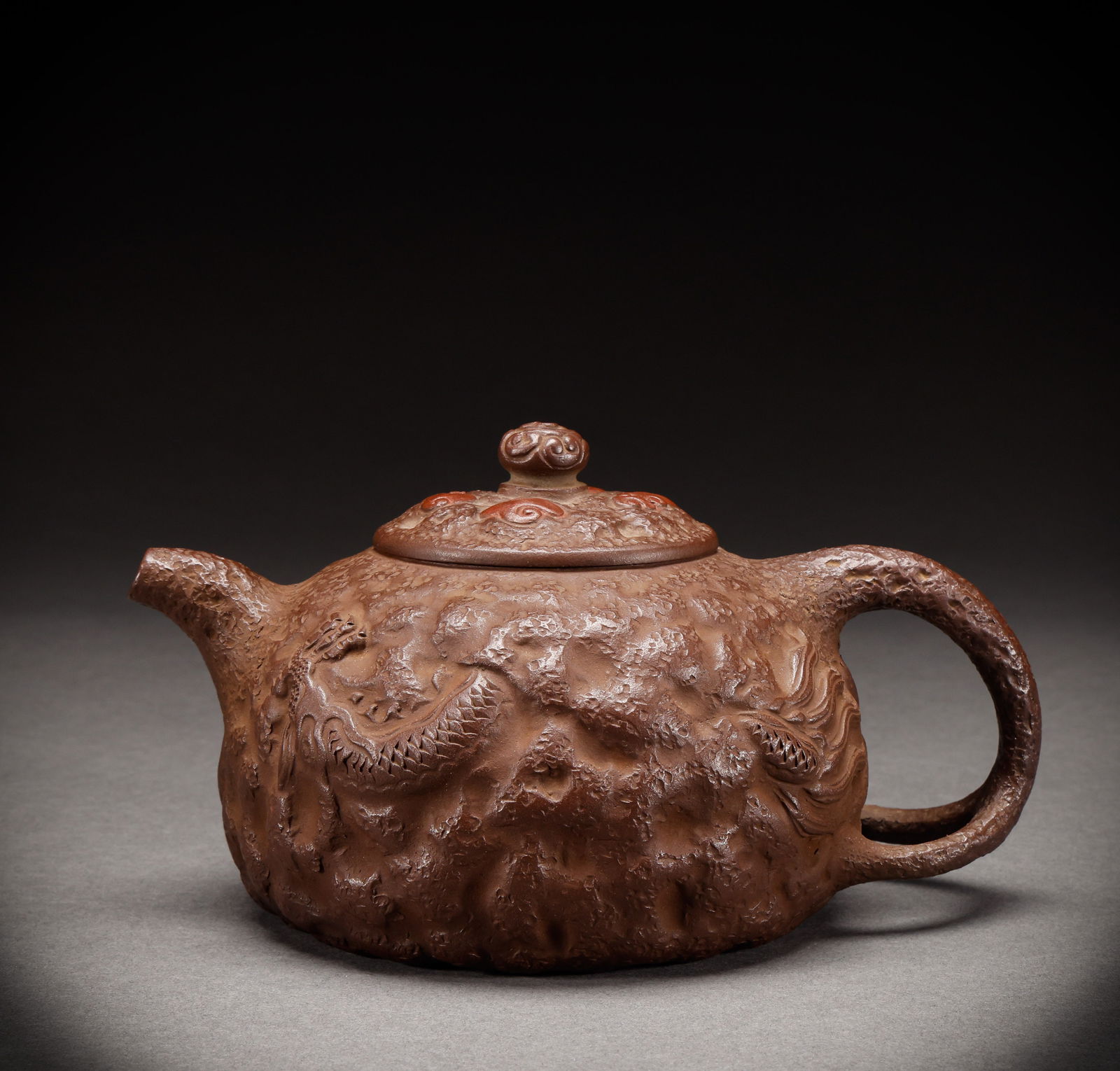 Qing or Republican purple clay teapot (1 of 6)