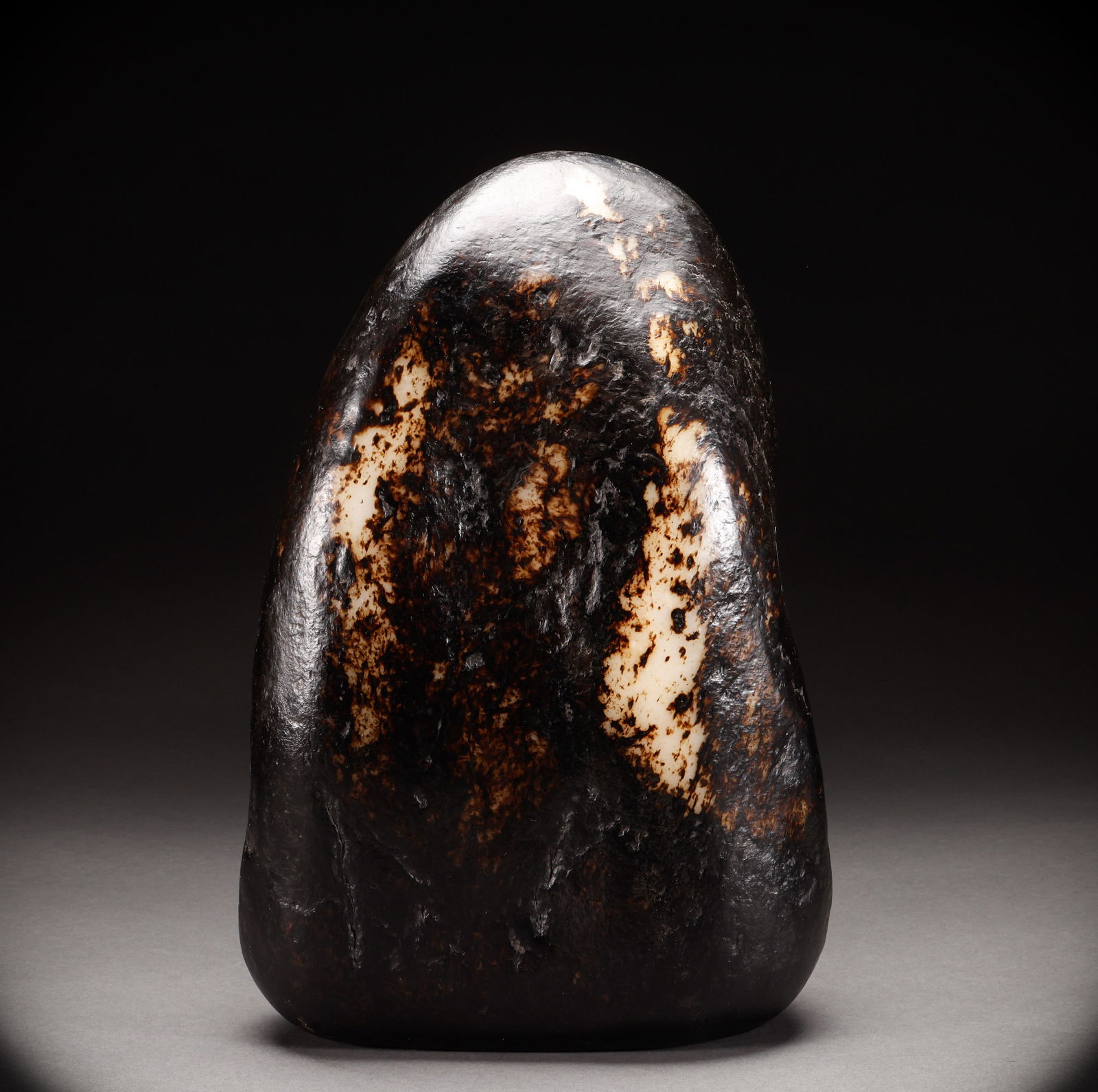 Hotan Jade Original Stone of Qing Dynasty: Height: 35cm, Width: 24cm, Thickness: 11cm, Weight: 16466g