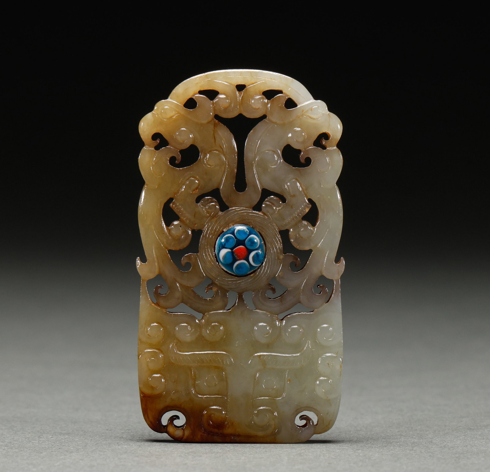 Hetian Jade Pendant of Qing Dynasty (1 of 7)