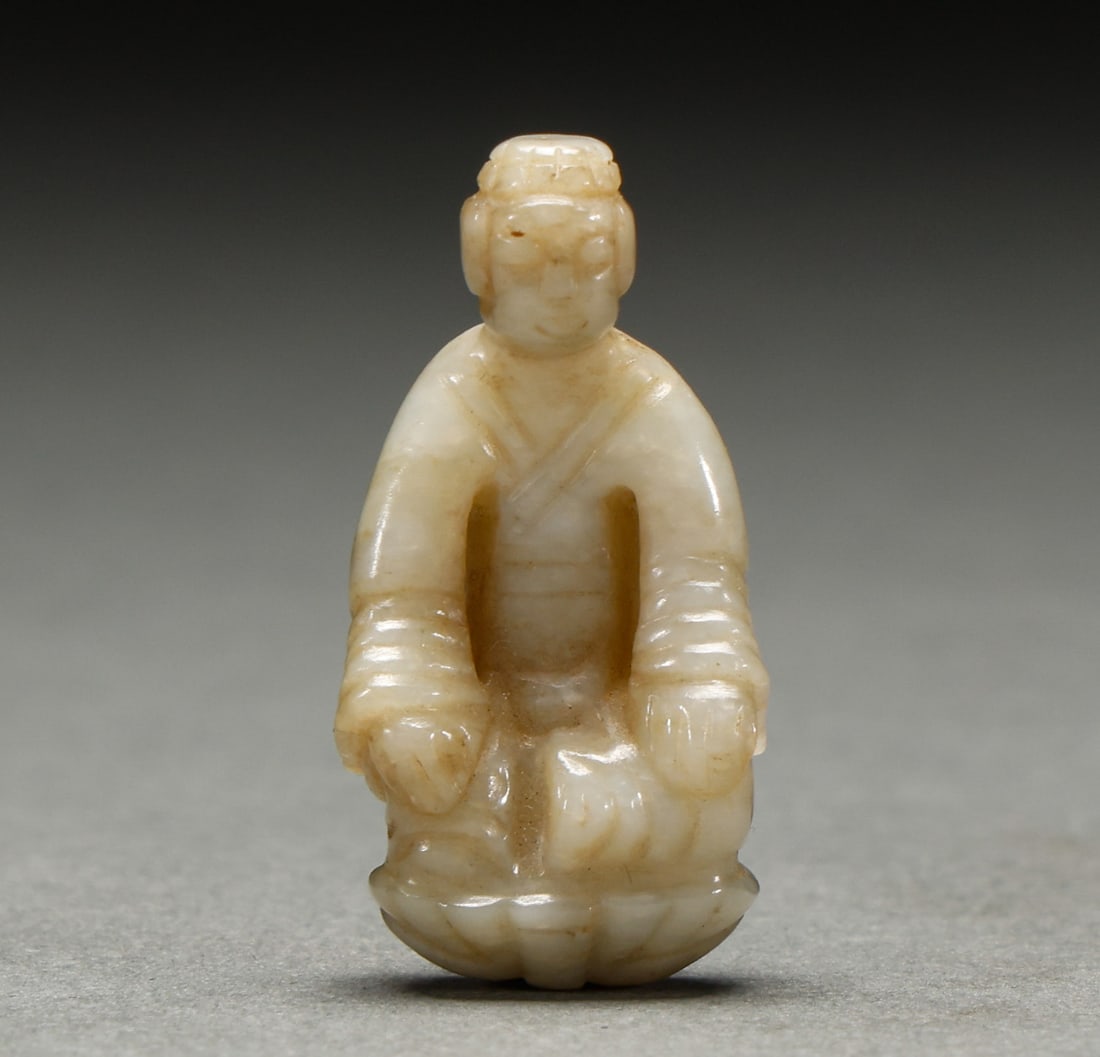 He and Tian Yuren before the Ming Dynasty: Height: 3.8cm, Width: 2cm, Weight: 8g