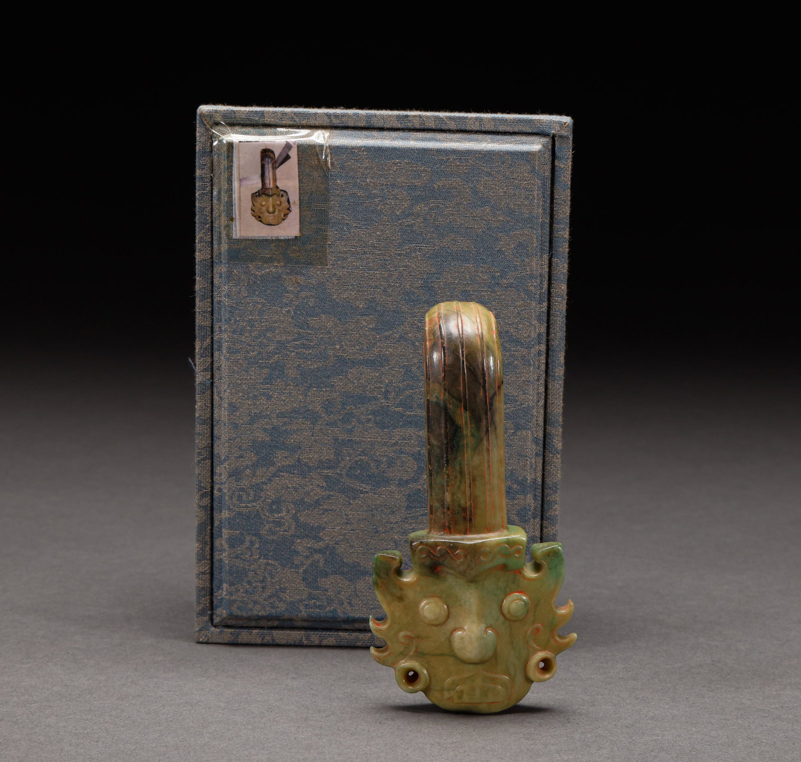 Hotan Jade accessories before the Ming Dynasty: Height: 10cm, Width: 5cm, Weight: 81g