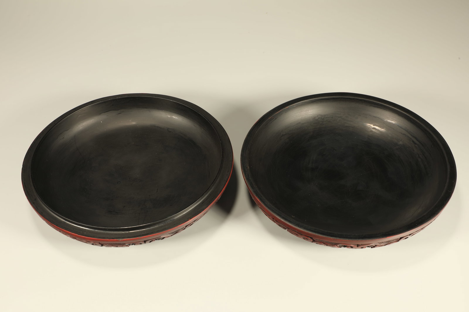 Lacquer Flower Pattern Cover Box - 5