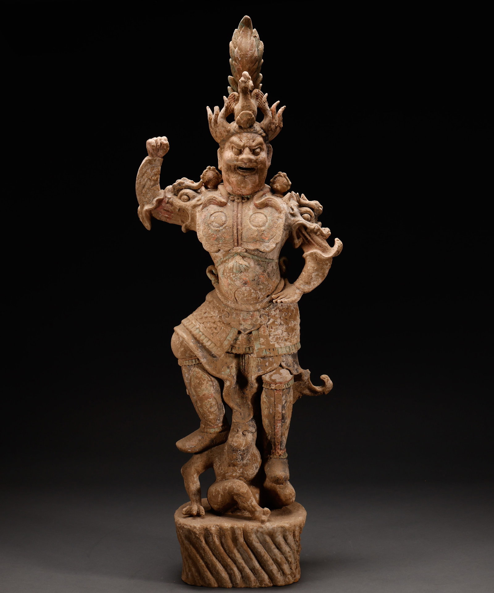 Before the Ming Dynasty, painted pottery figures were created (1 of 9)
