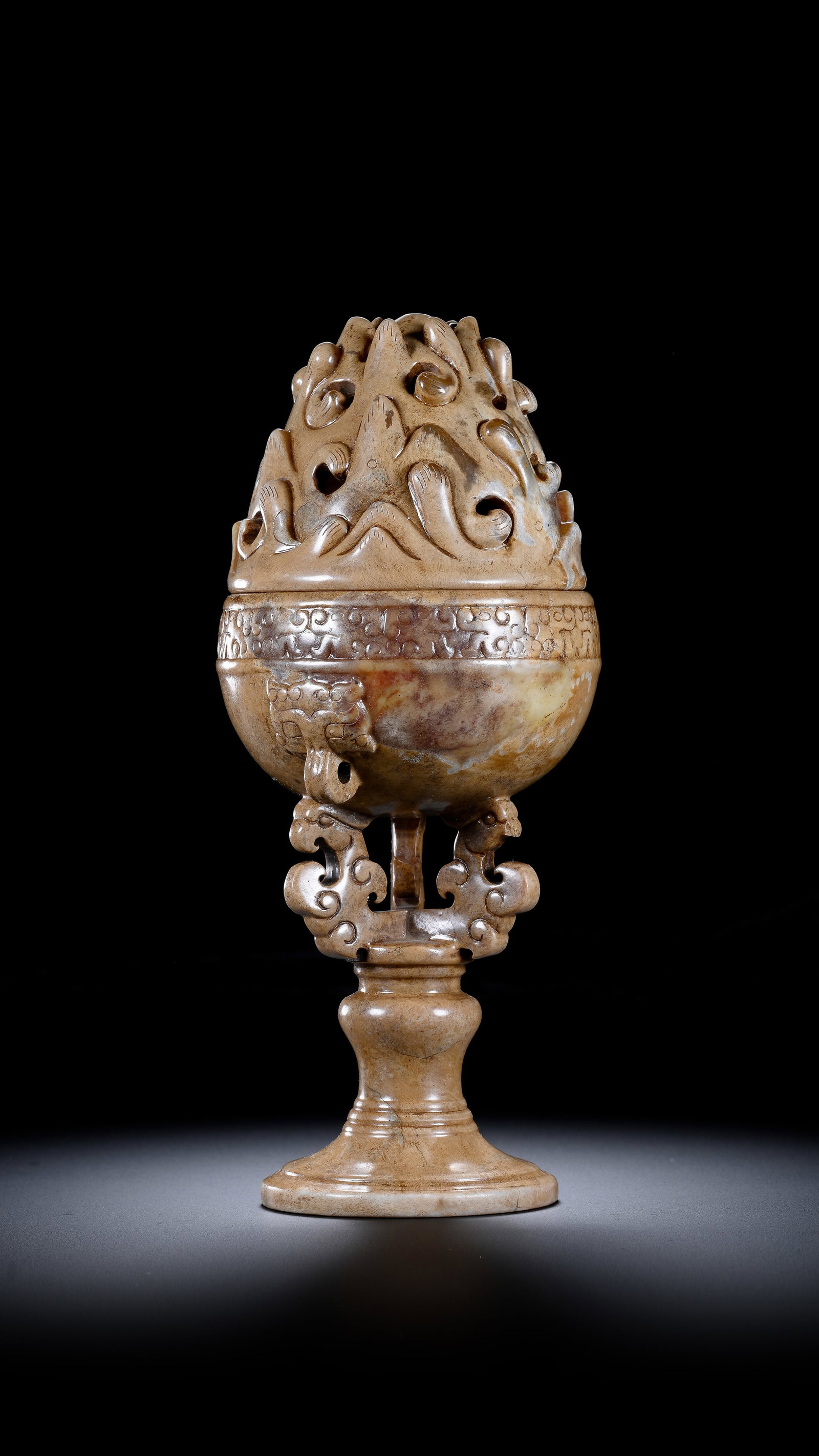 Hotan Jade Boshan Furnace before the Ming Dynasty (1 of 8)