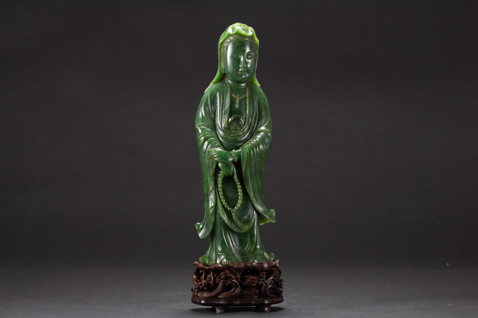 Qing Dynasty Jade Guanyin (1 of 8)