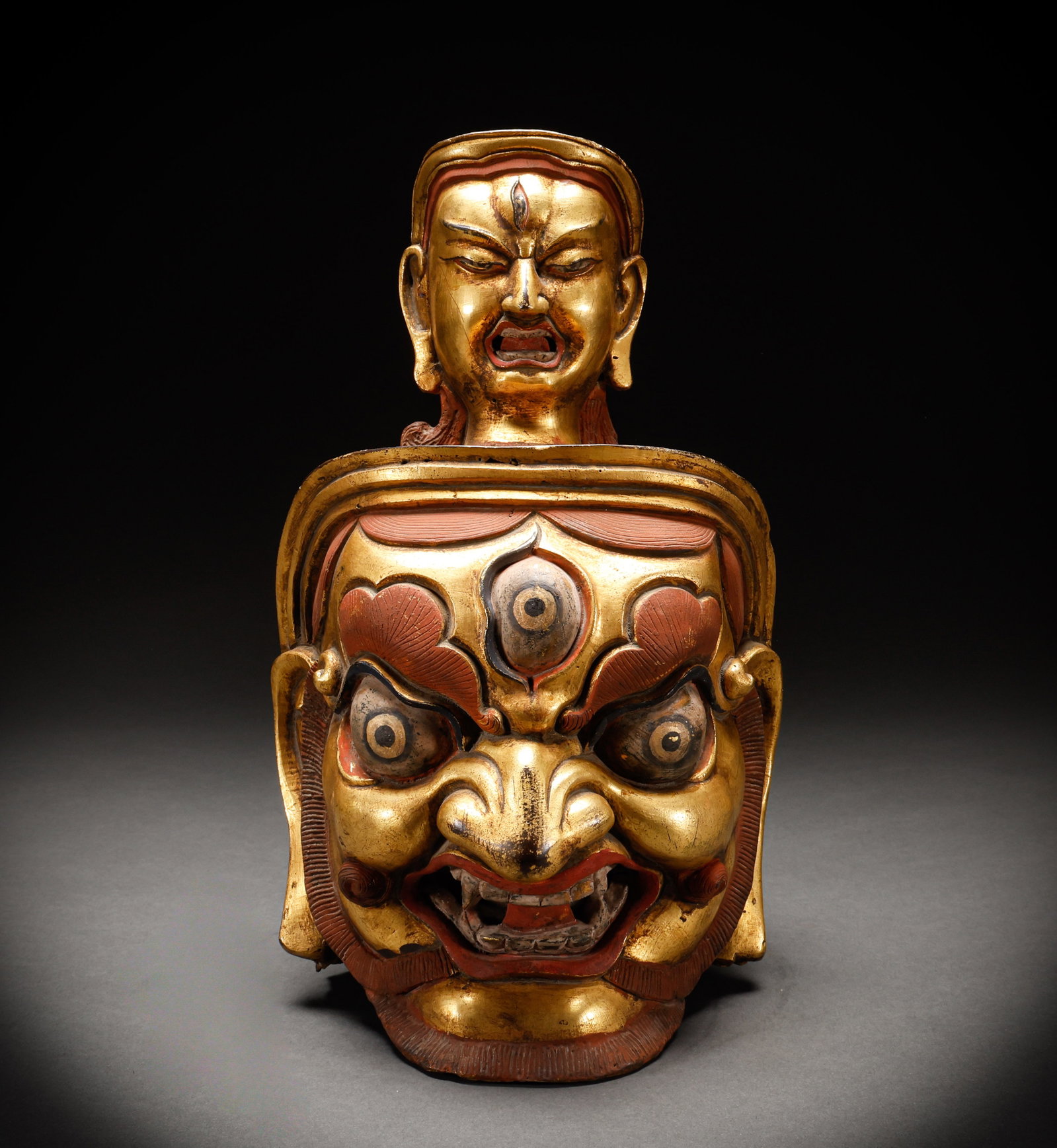 Bronze gilded Buddha statues from the Ming Dynasty (1 of 7)