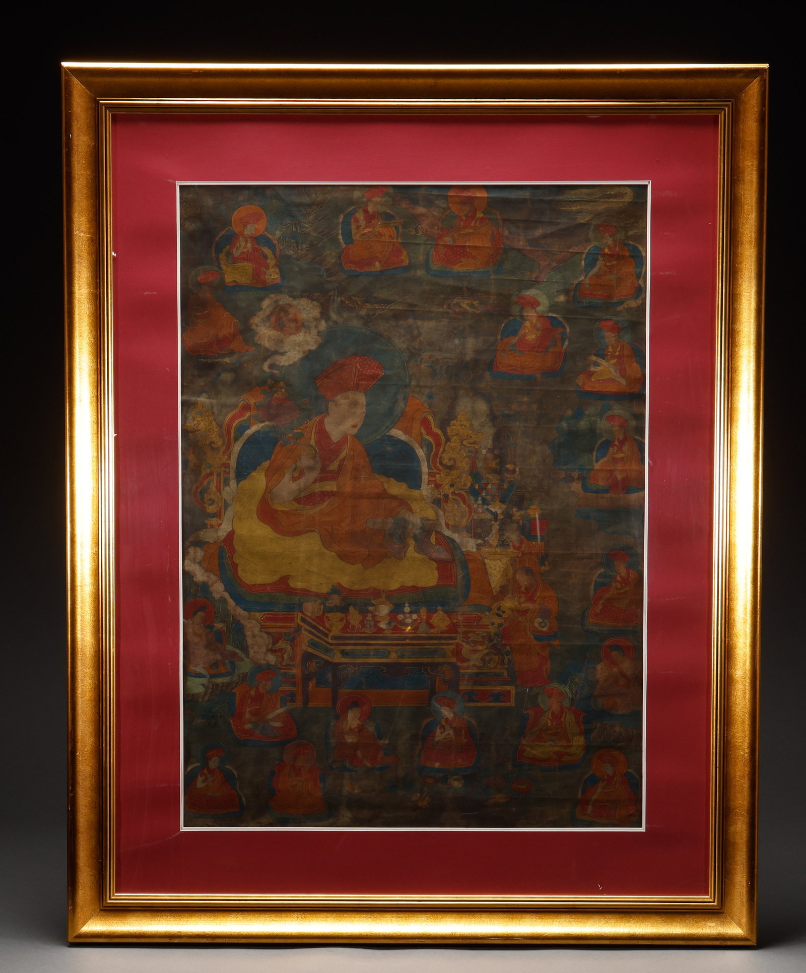 Hand drawn Thangka from the Qing Dynasty (1 of 6)