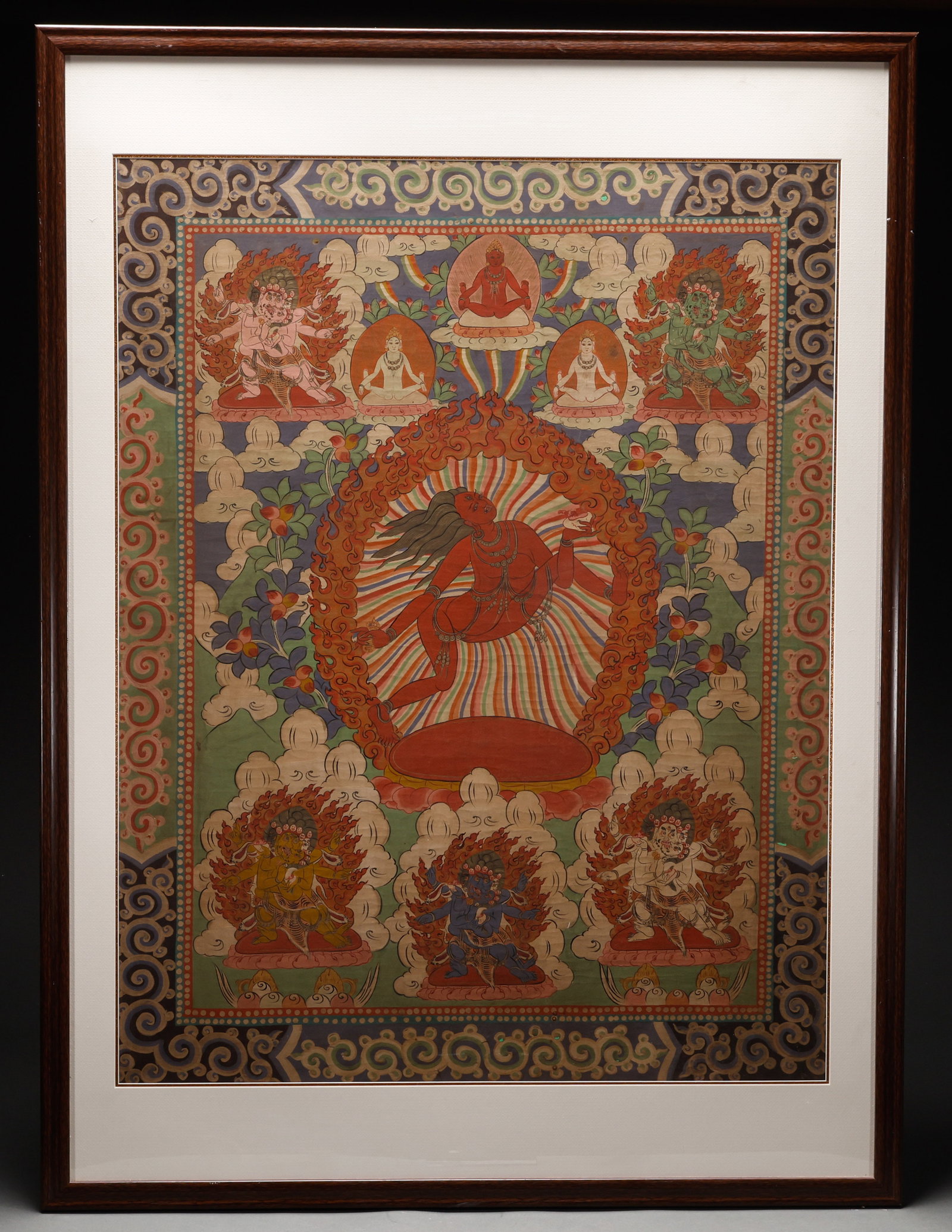 Hand drawn Thangka from the Qing Dynasty (1 of 7)
