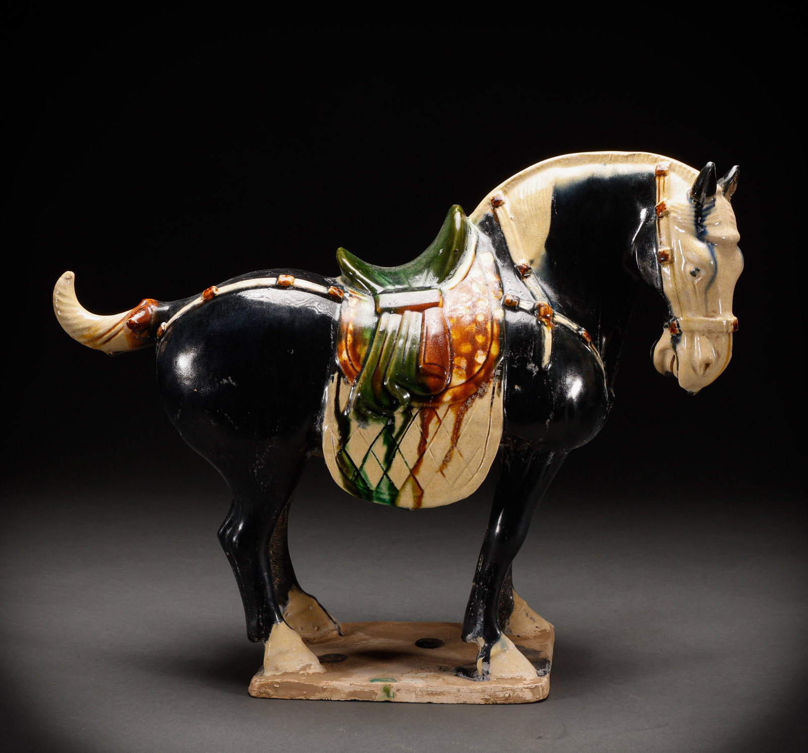 Before the Ming Dynasty, Tang Dynasty tri colored horses (1 of 11)