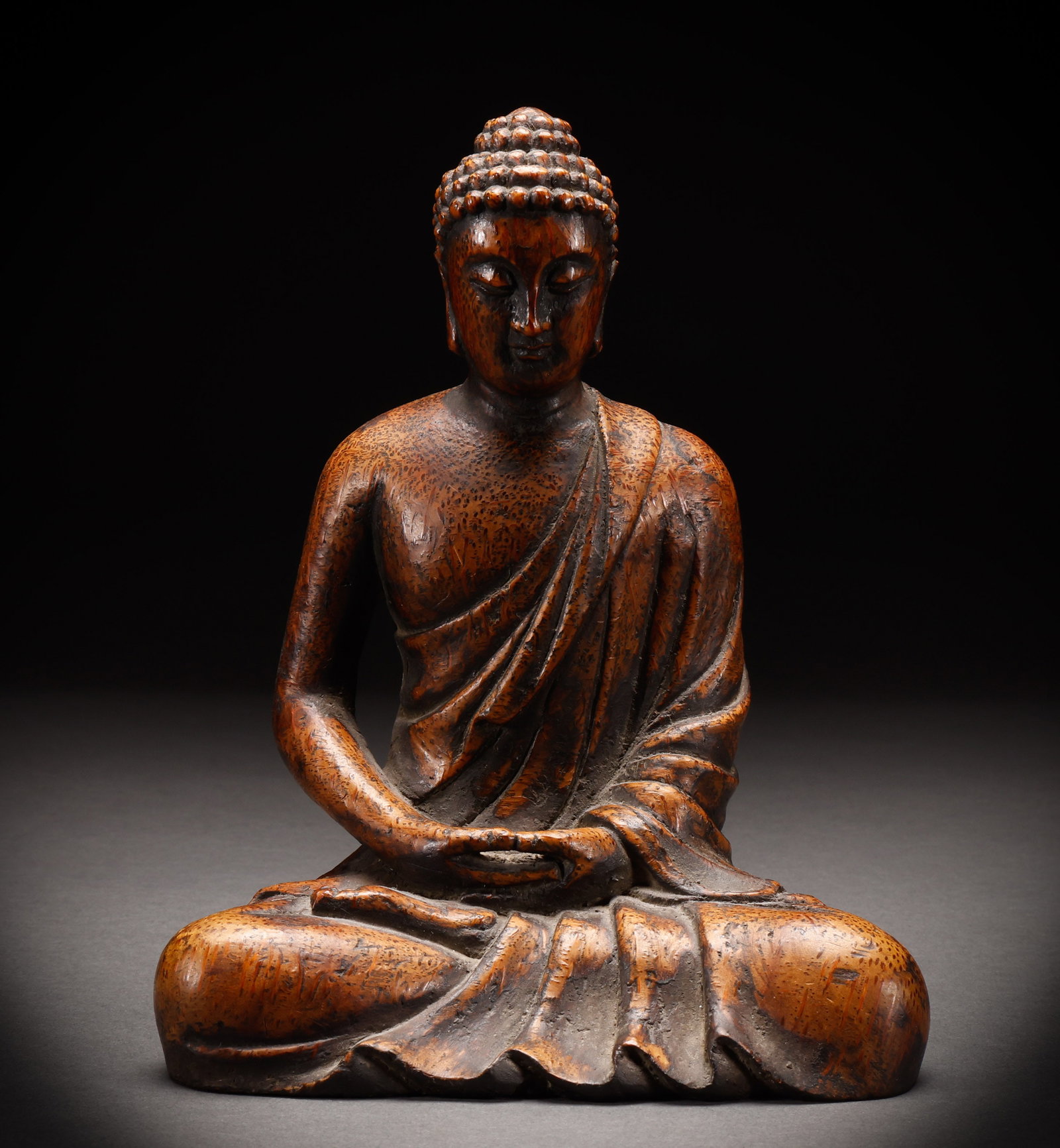 Bamboo Carving Buddha in Qing Dynasty (1 of 8)