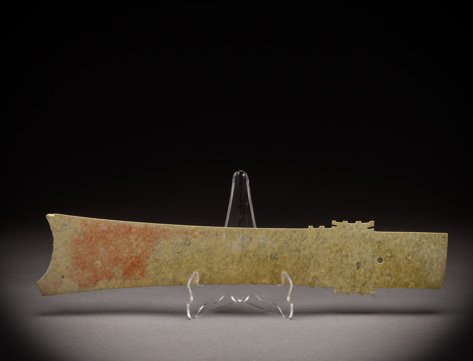 He and Tian Yuge before the Ming Dynasty: Length: 47cm, Width: 10cm, Weight: 539g