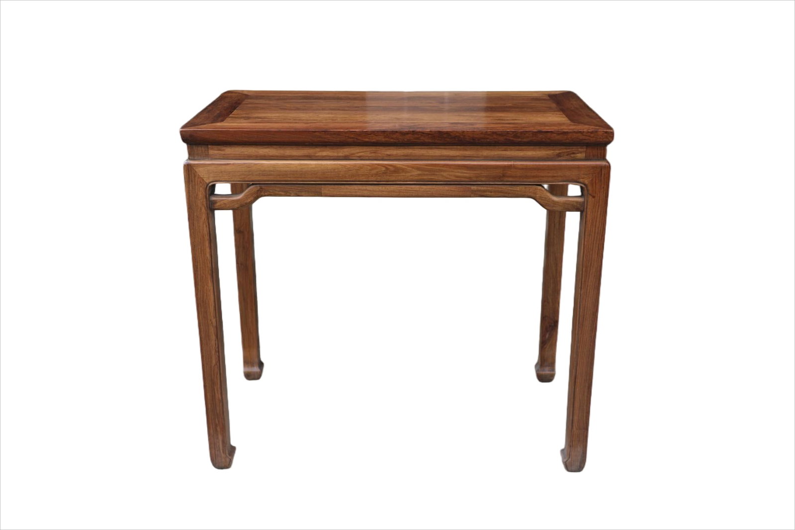 Qing Dynasty Huanghua Pear Luo Guo Cheng's Case Table: Length: 88cm, Width: 49cm, Height: 81cm,