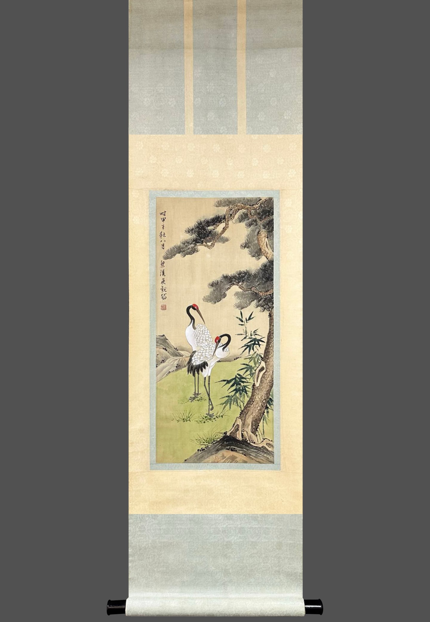 Wu Guandai, Songhe blueprint, vertical axis: Height: 58cm, Width: 26cm,