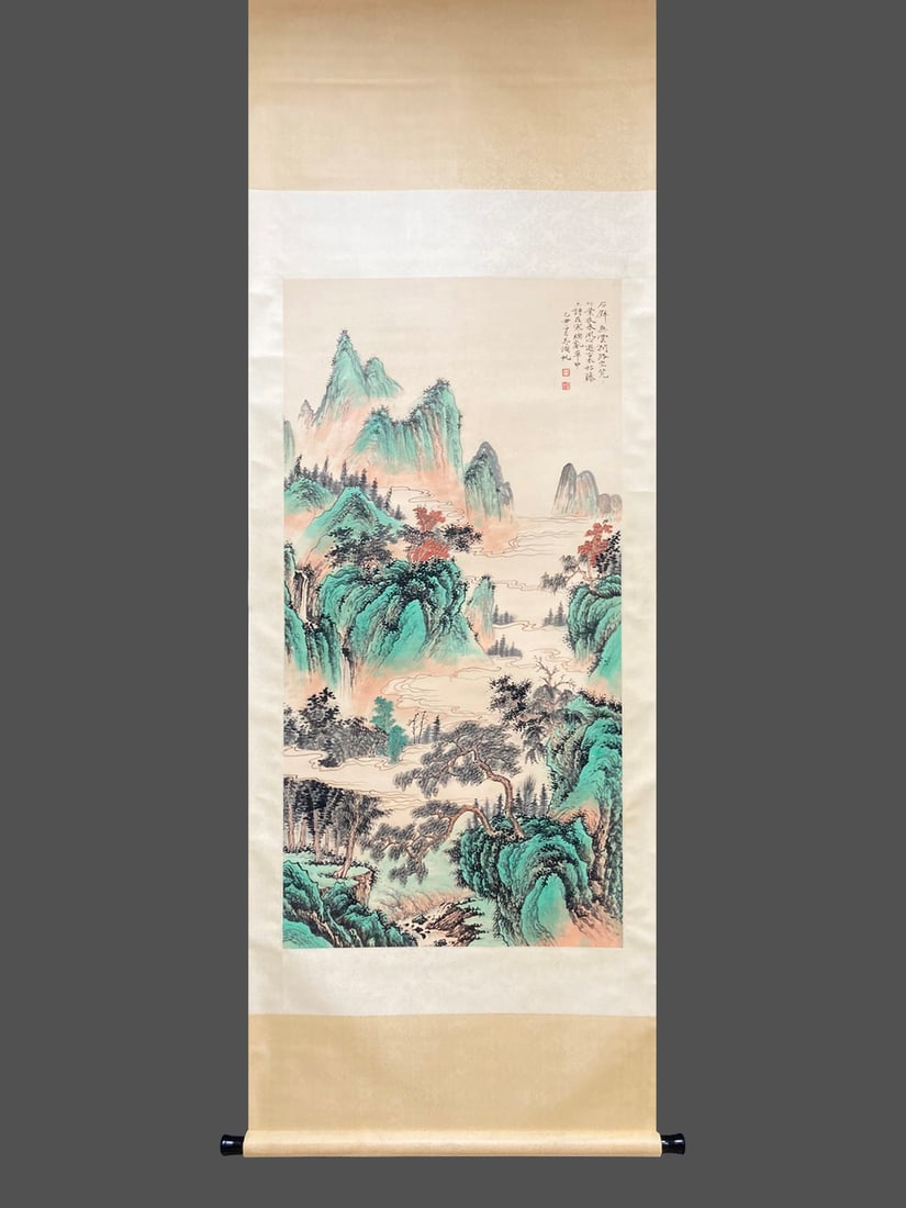 Wuhu Fanxi Mountain distant view blueprint vertical axis (1 of 9)