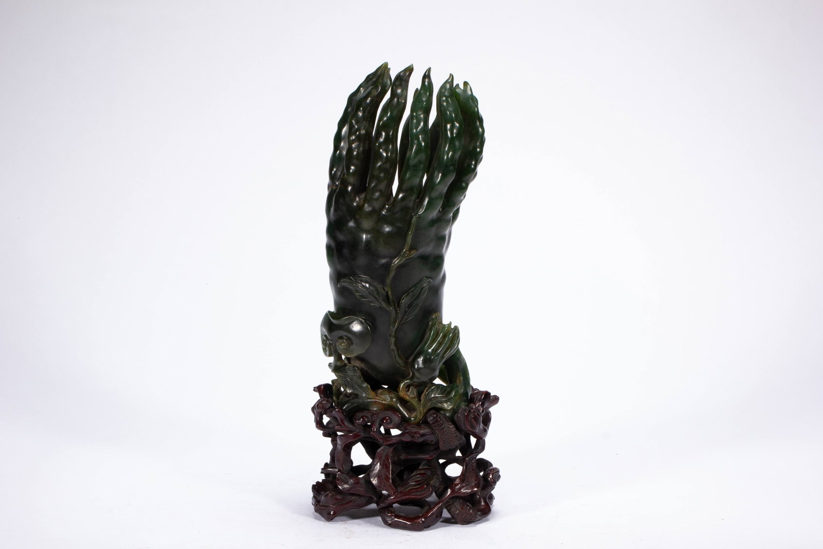 Qing Dynasty Hetian Biyu Buddhist Hand (1 of 9)