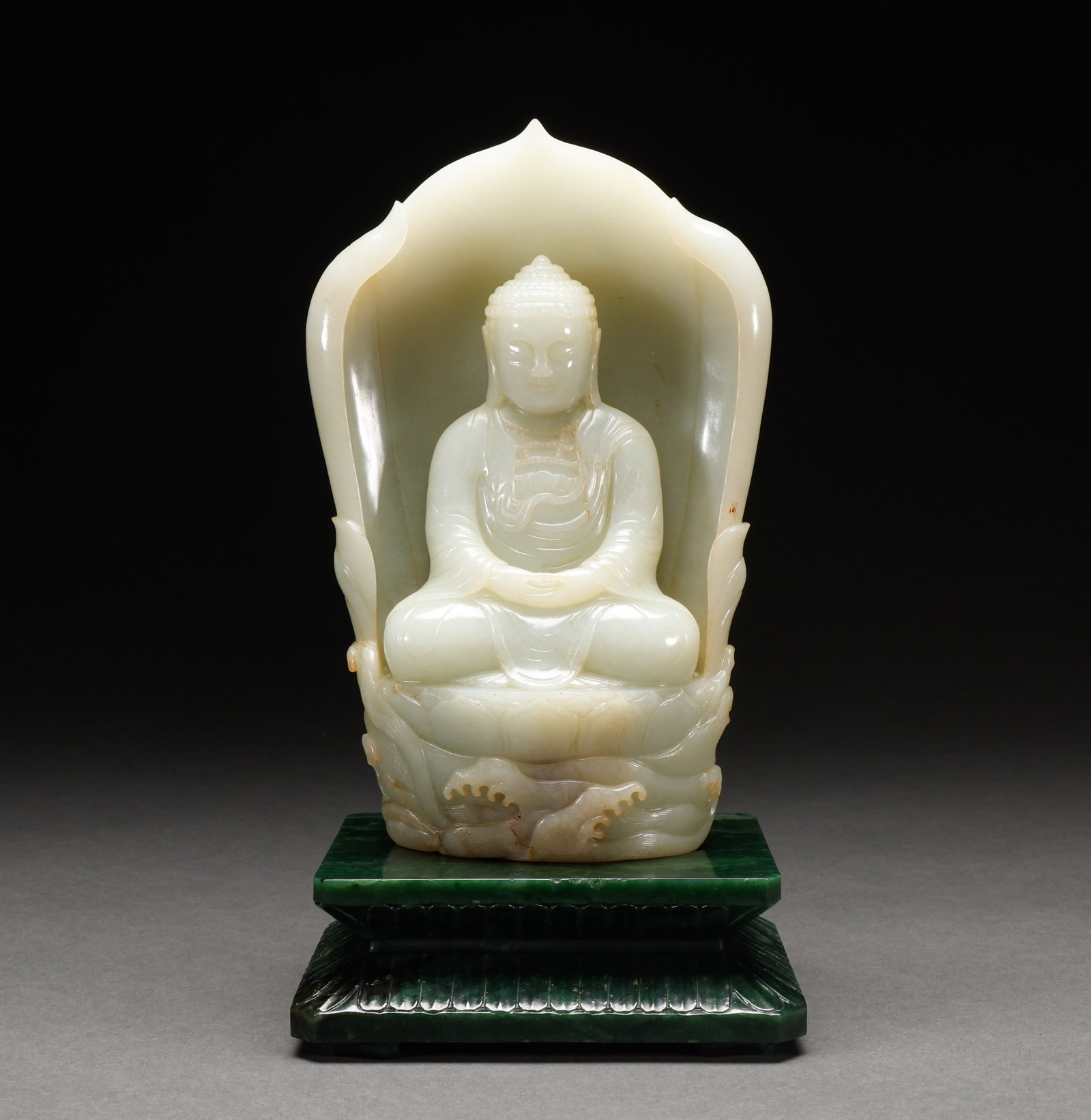 Hotan Jade Sakyamuni Statue of the Qing Dynasty (1 of 12)