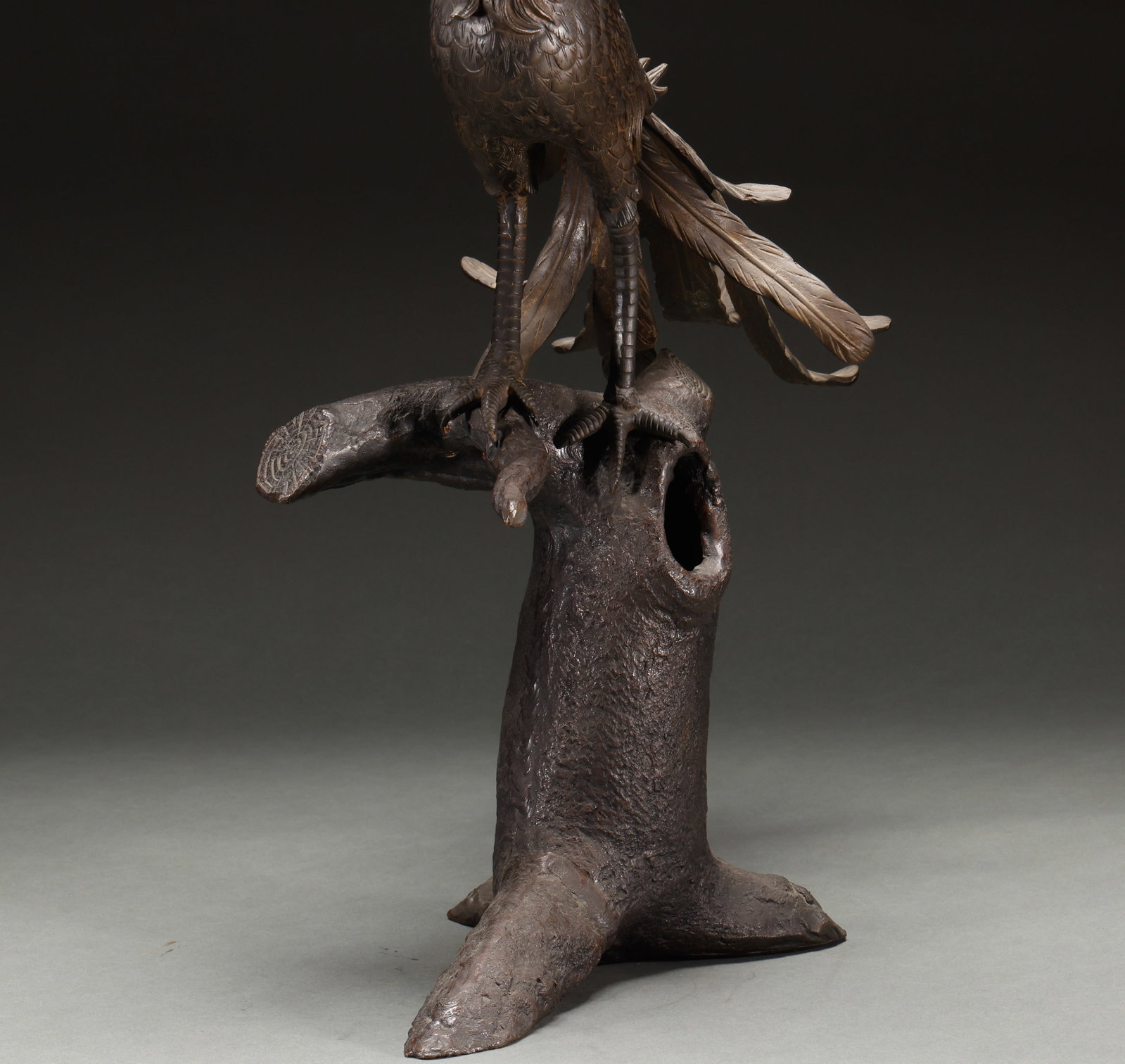 Qing Dynasty Copper Flying Eagle - 3