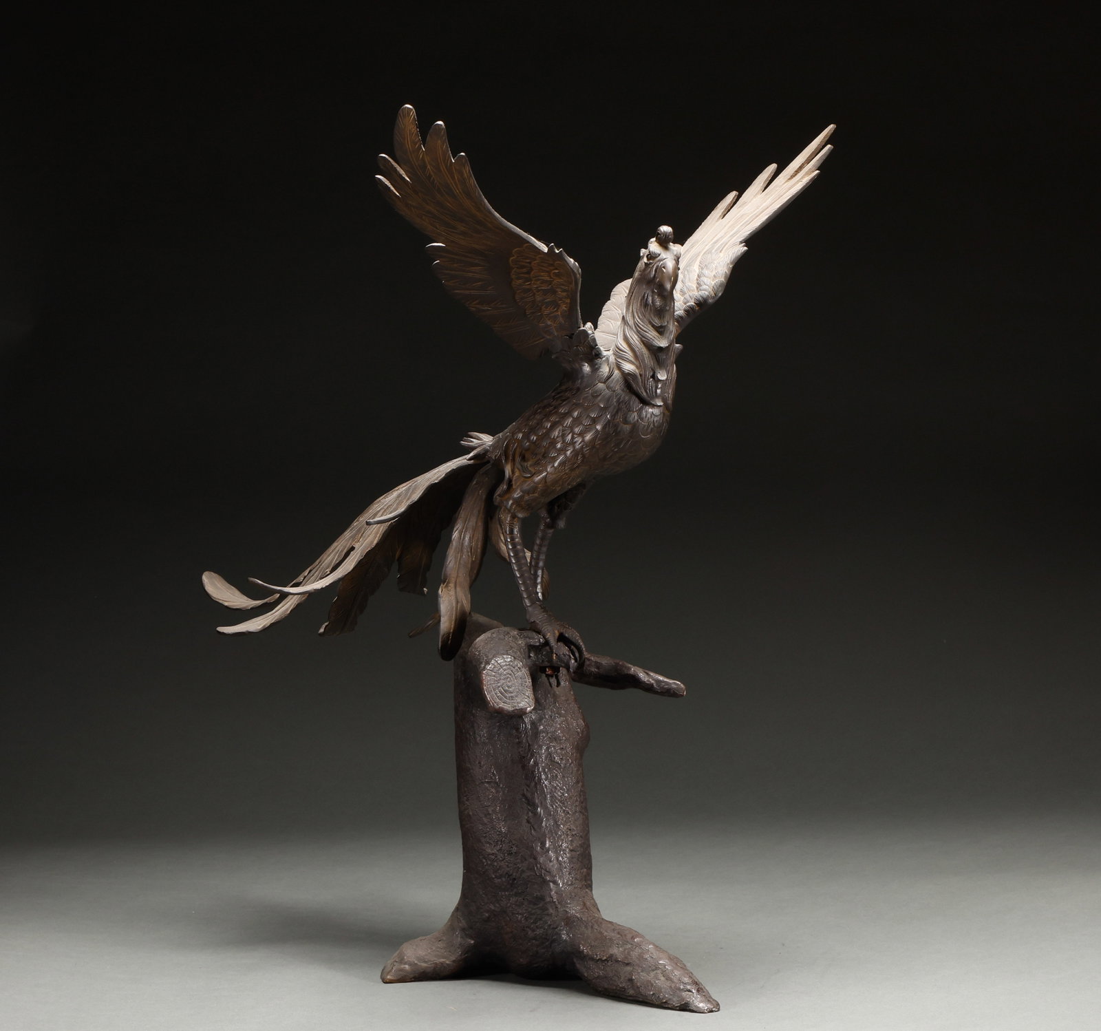 Qing Dynasty Copper Flying Eagle - 7