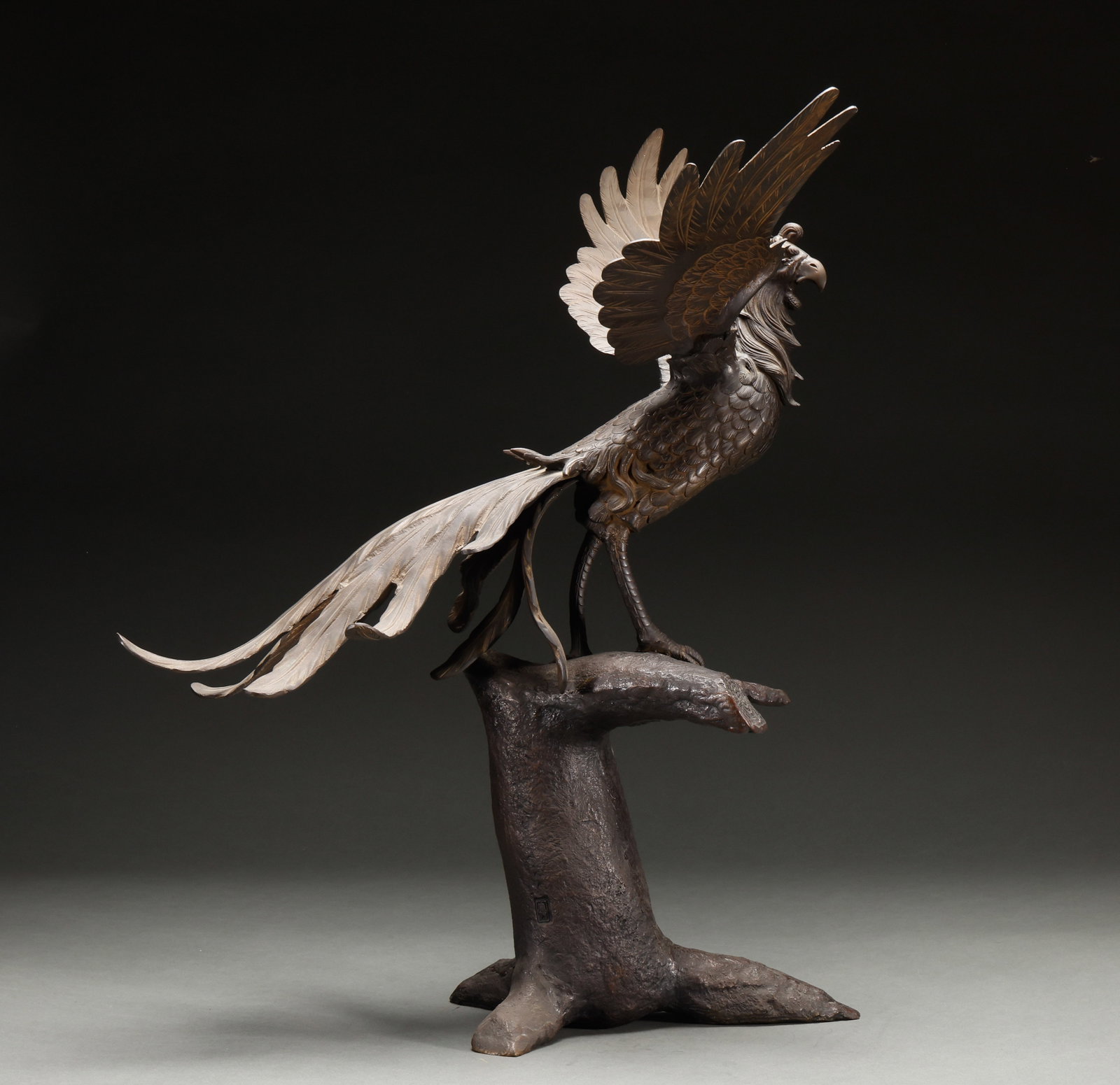 Qing Dynasty Copper Flying Eagle - 8