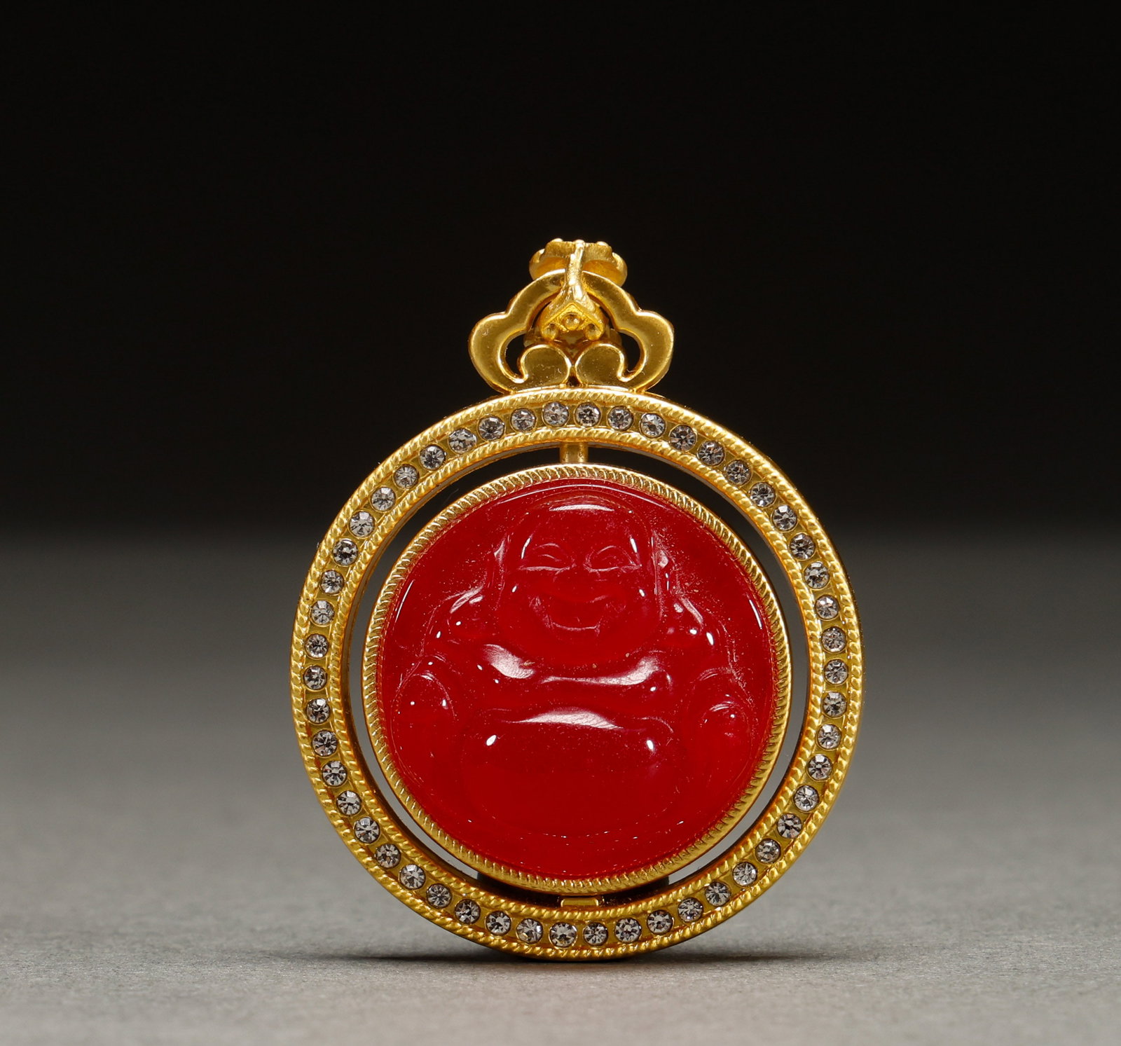 Jewelry and Accessories of the Qing Dynasty: Height: 4.5cm, Width: 3.8cm, Weight: 38g