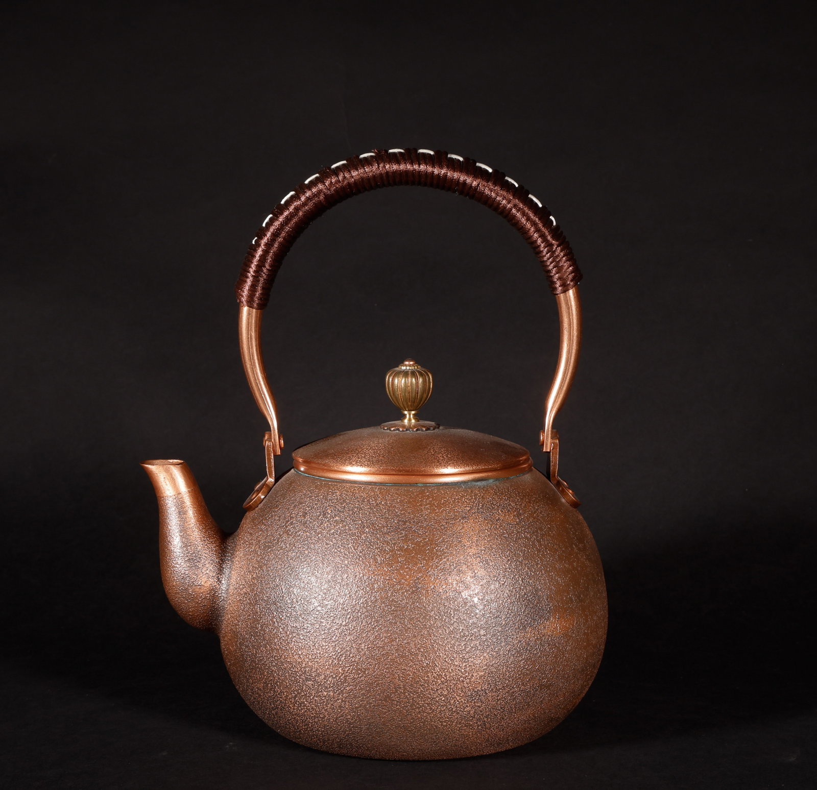 Old Japanese bronze teapot (1 of 6)