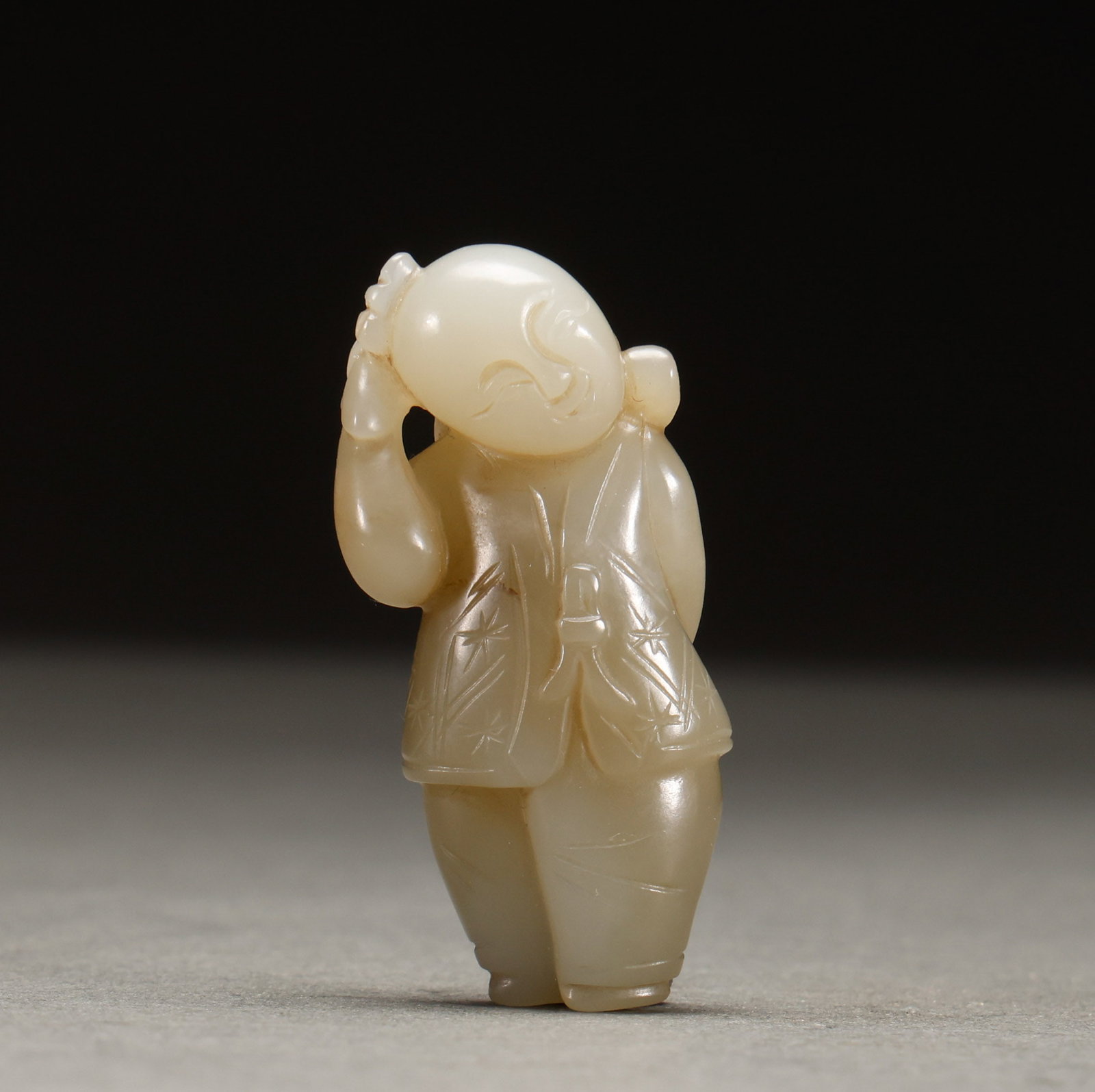 Hotan Jade Boy of the Qing Dynasty (1 of 5)