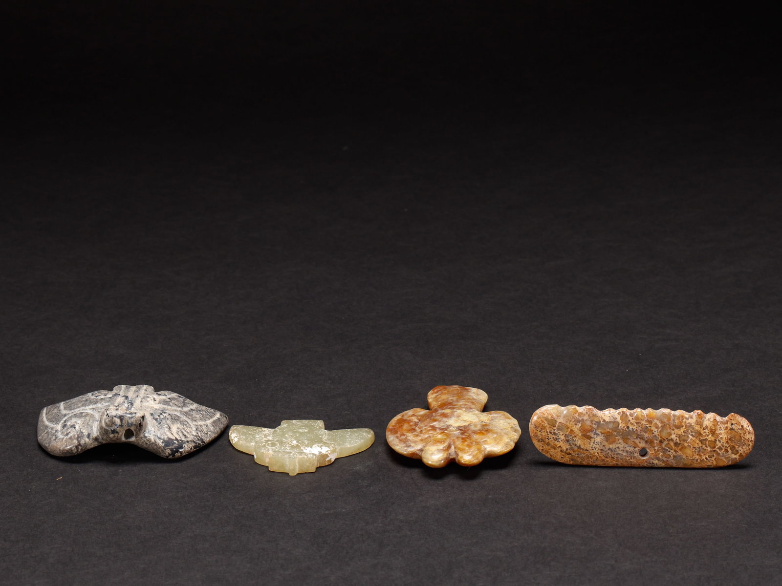 A group of Hotan Jade accessories before the Ming Dynasty (1 of 9)