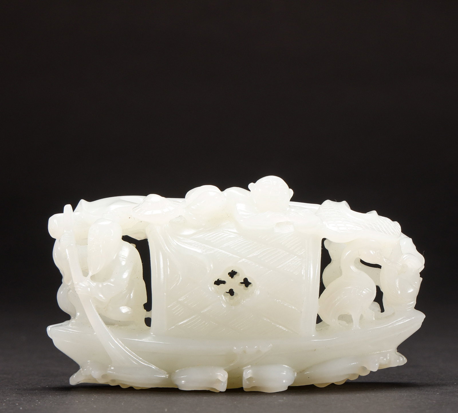 Hetian Jade Boat in the Qing Dynasty (1 of 10)
