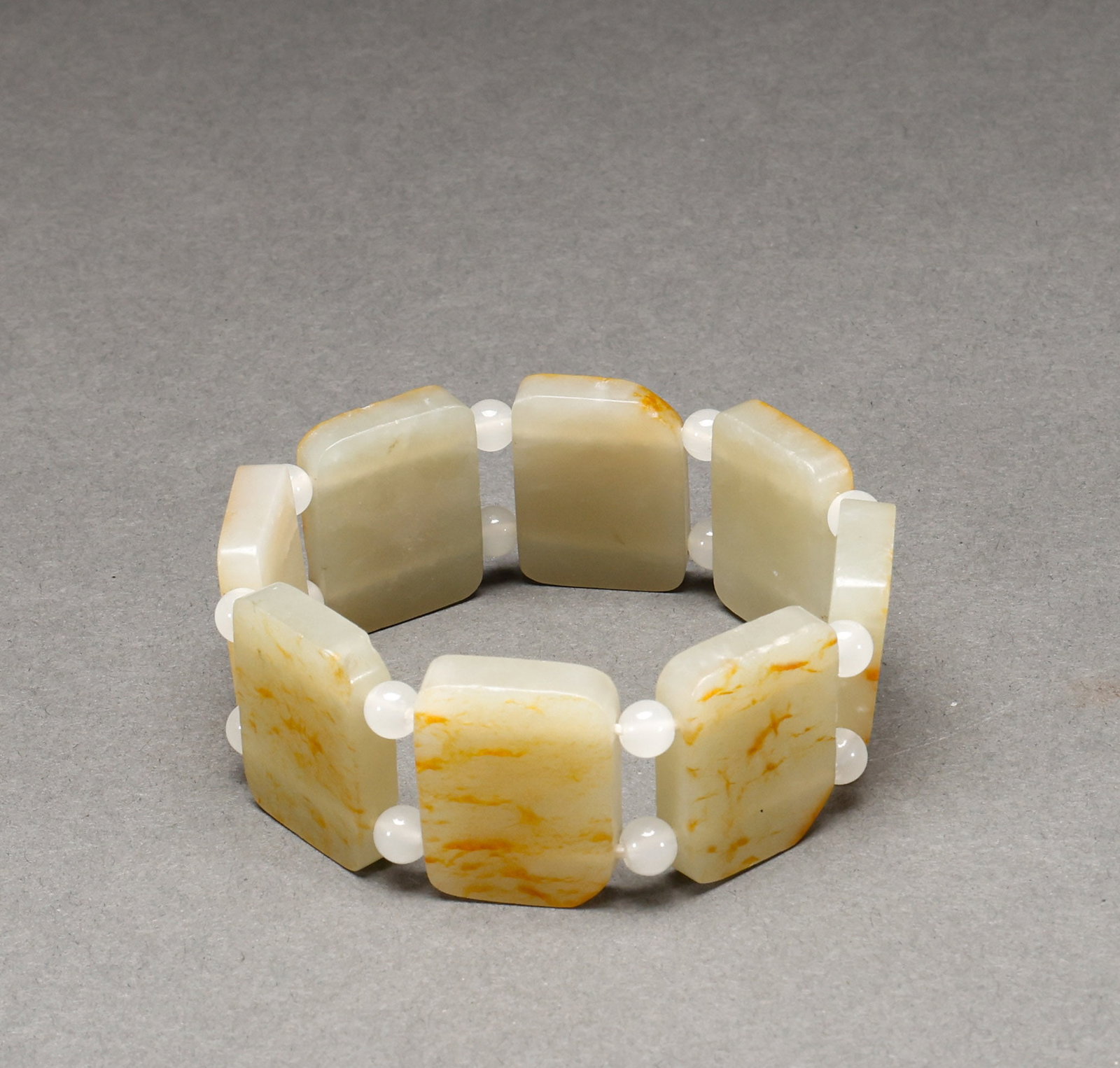 Qing Dynasty Hetian Seed Jade Hand String (1 of 7)