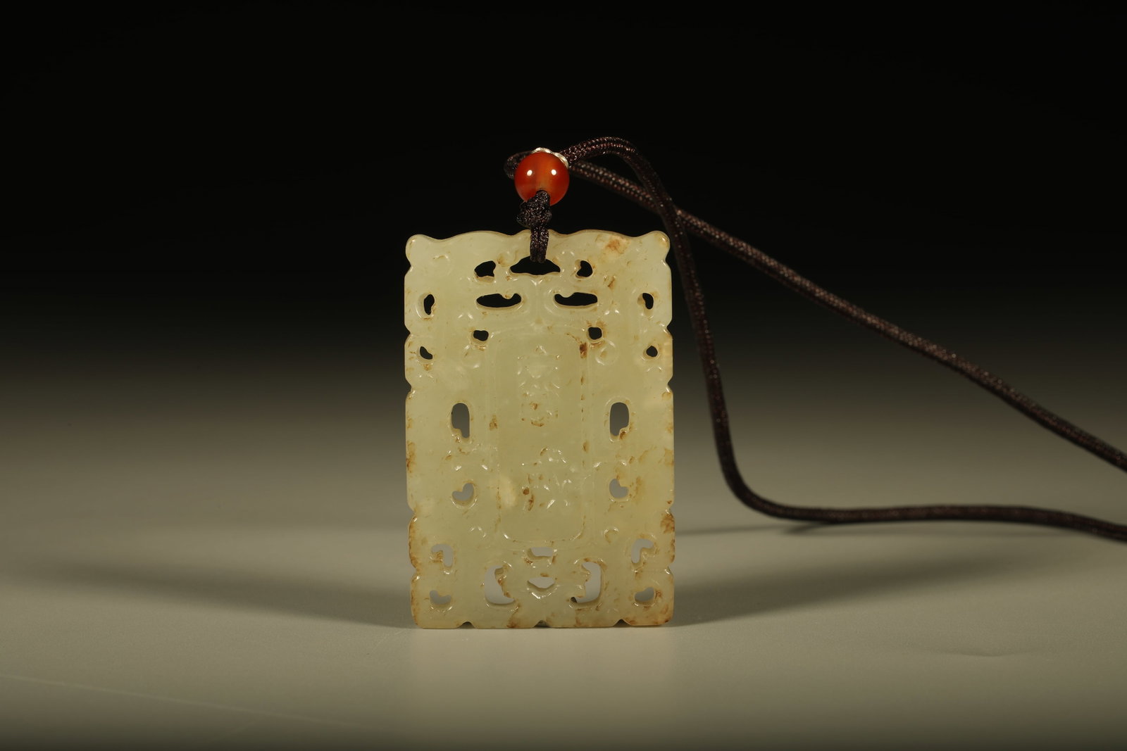 Hetian Jade Carved Fast Token in the Qing Dynasty (1 of 7)