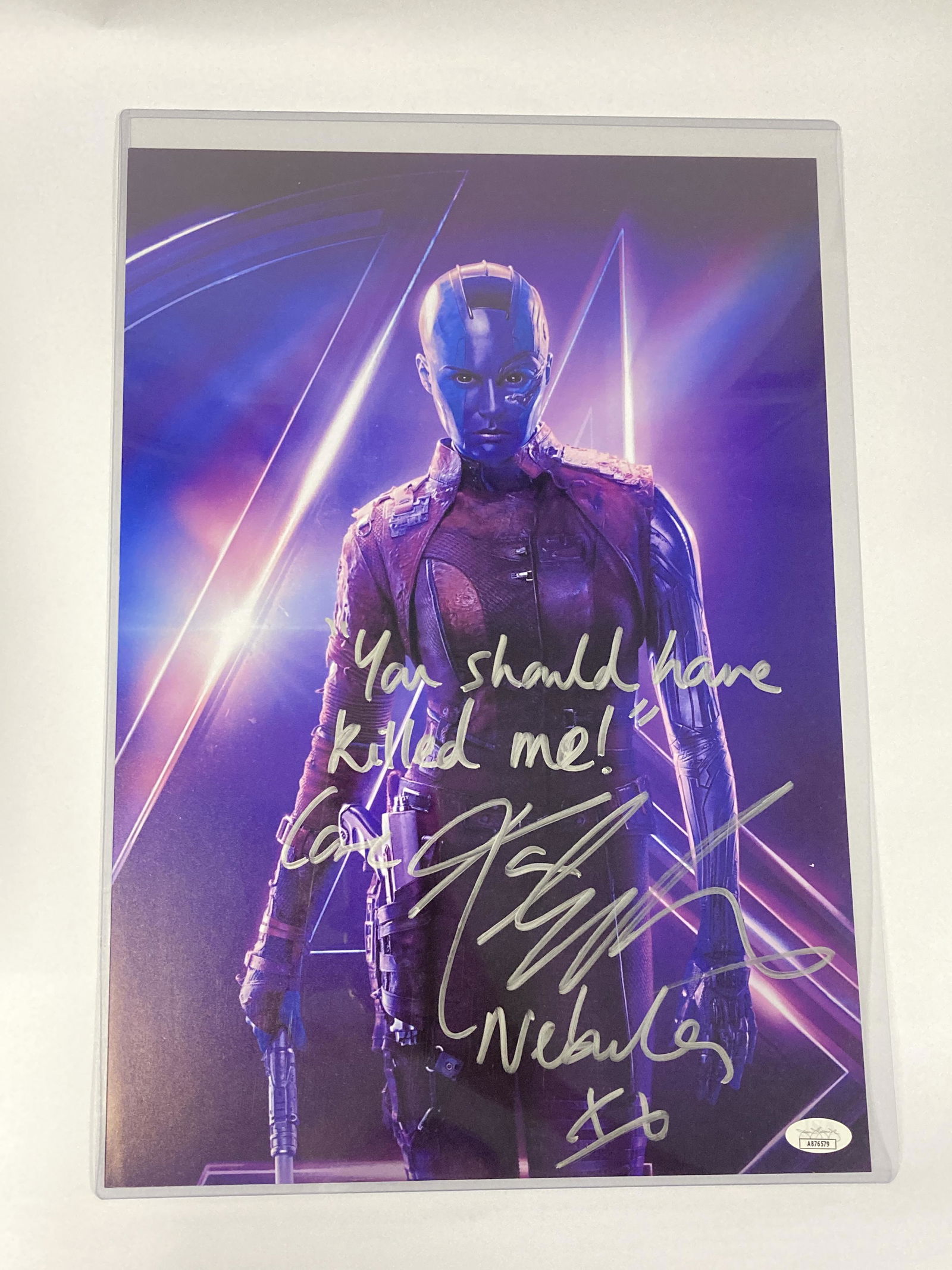 Autograph Karen Gillan Photo Jsa