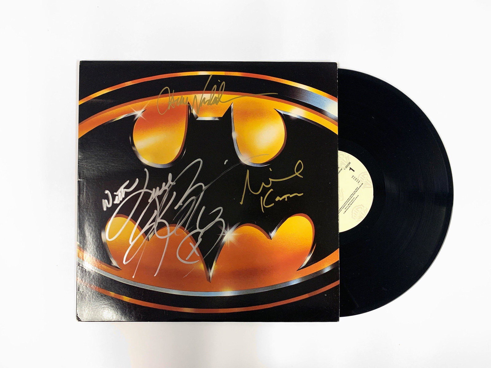 Autograph Batman 1989 Vinyl: Autograph: Jack Nicholson, Michael Keaton, Kim Basinger