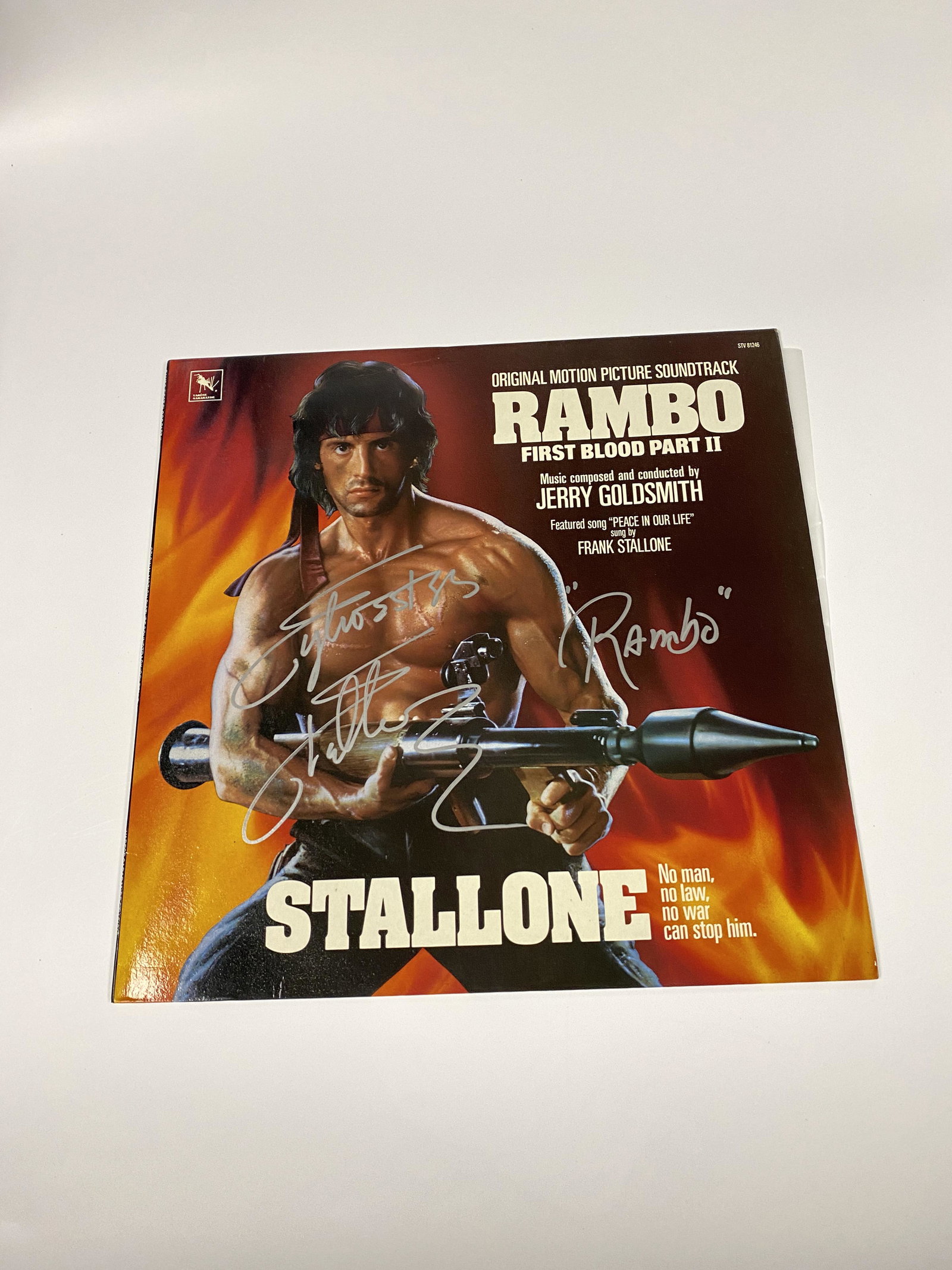 Autograph Rambo Vinyl: Category: CollectiblesAutograph: Sylvester Stallone Item Condition: Brand New