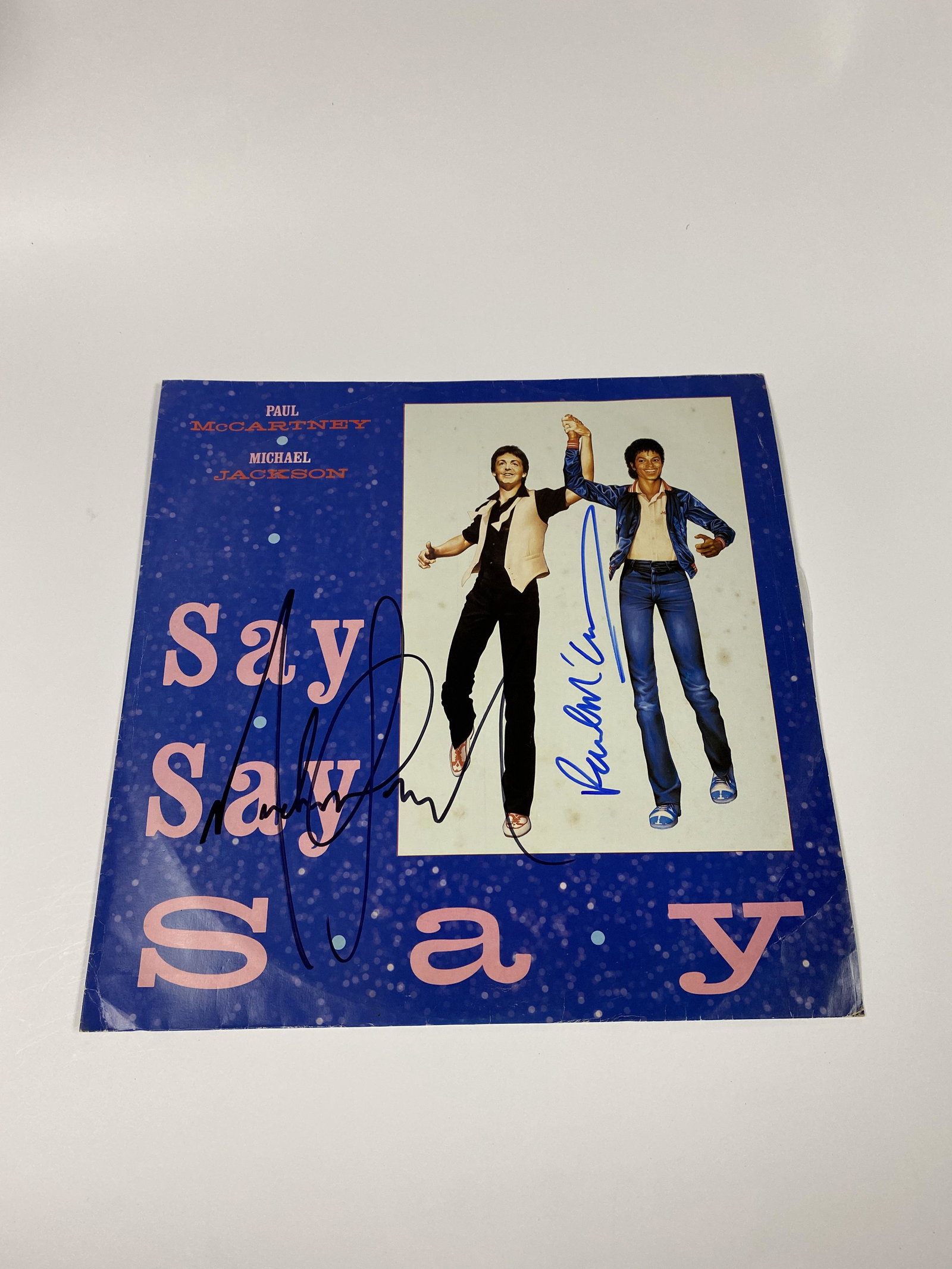 Autograph Say Say Say Vinyl: Category: CollectiblesAutograph: Michael Jackson, Paul McCartney Item Condition: Brand New