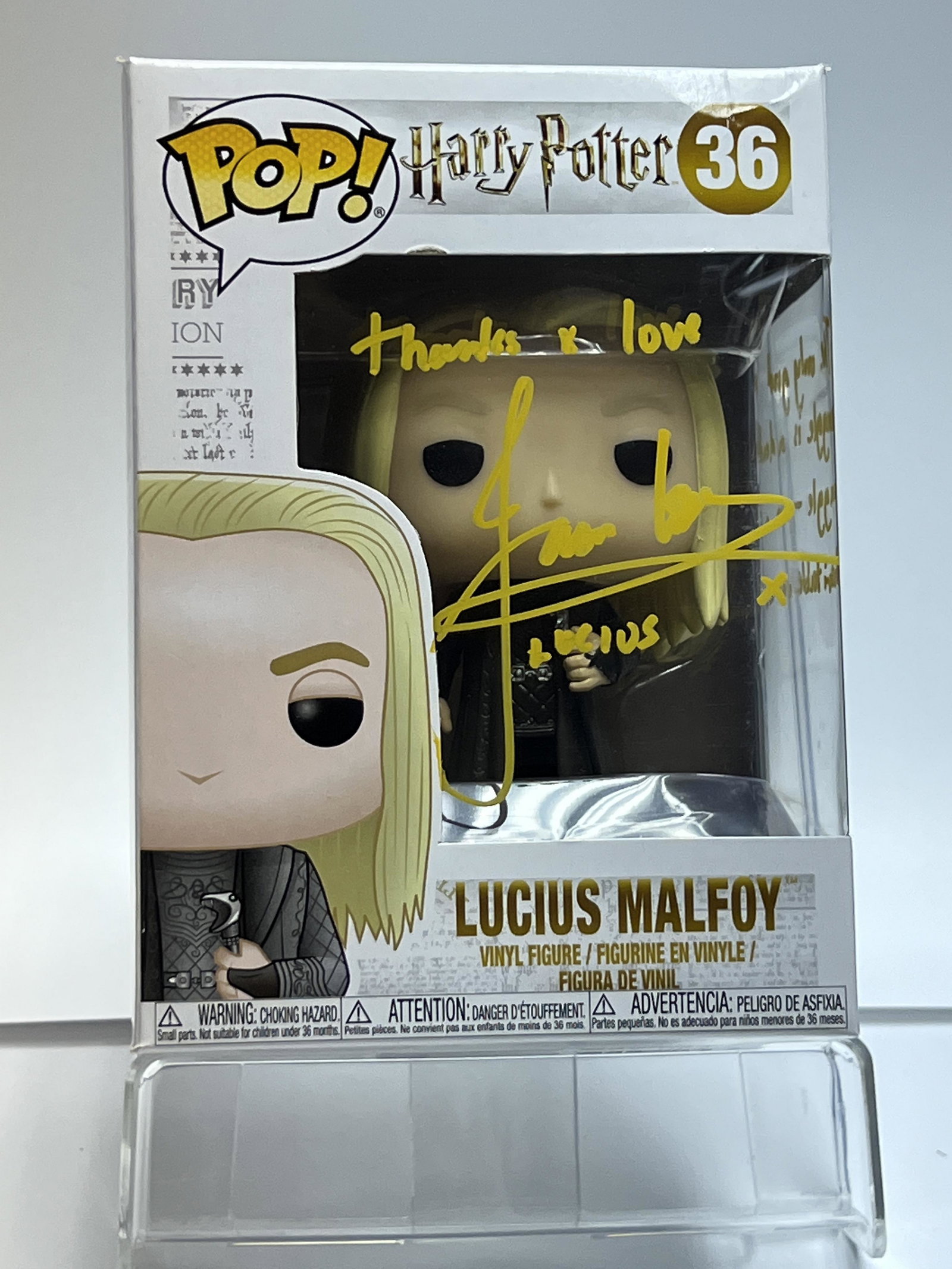 Autograph Harry Potter Funko Pop: Category: CollectiblesAutograph: Jason Isaac Item Condition: Brand New