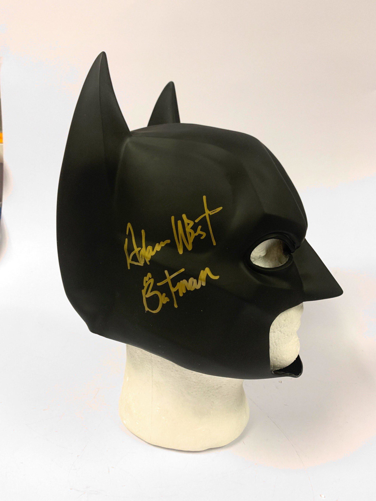 Autograph Batman Mask: Autograph: Adam West
